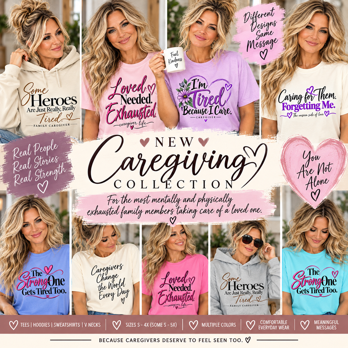 Caregiver Shirts for Women & Family Caregiver Gifts