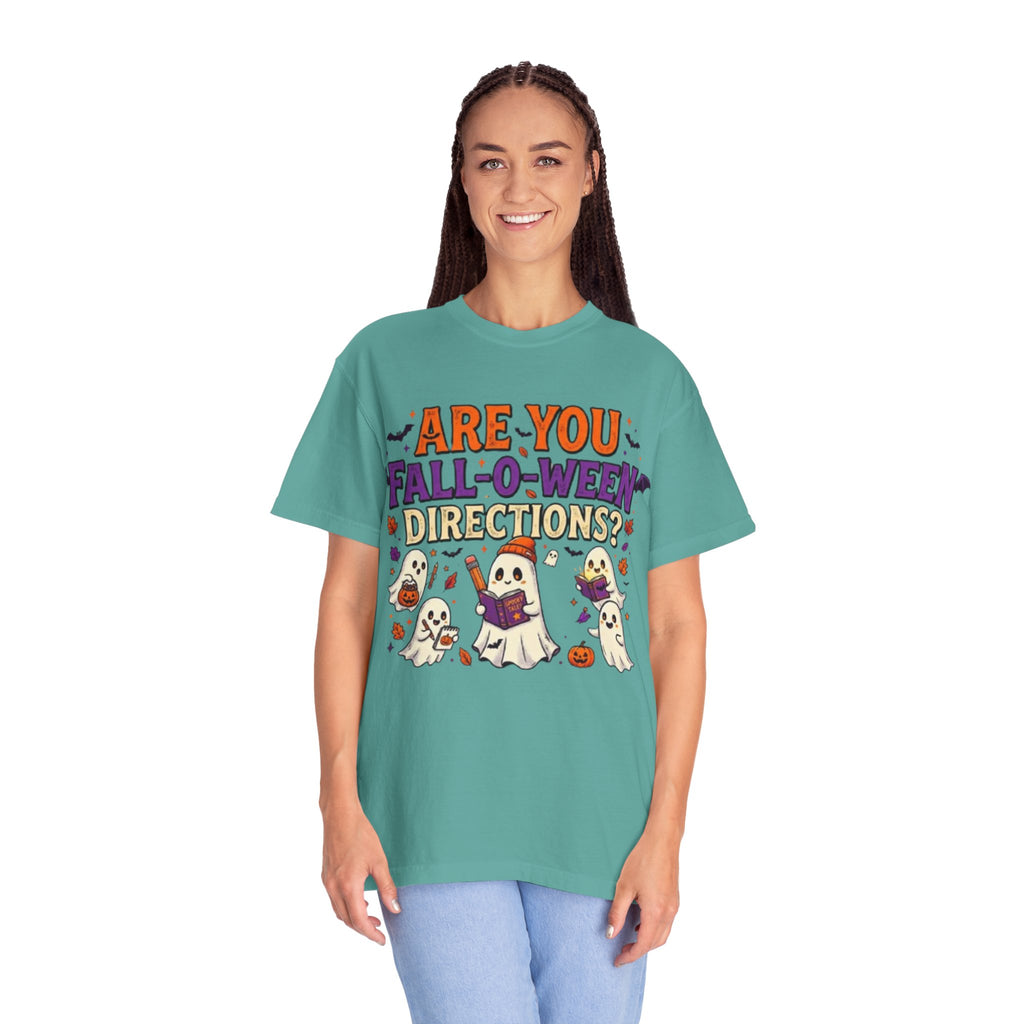 Are You Fall-O-Ween Directions? Halloween Ghosts Graphic T-Shirt