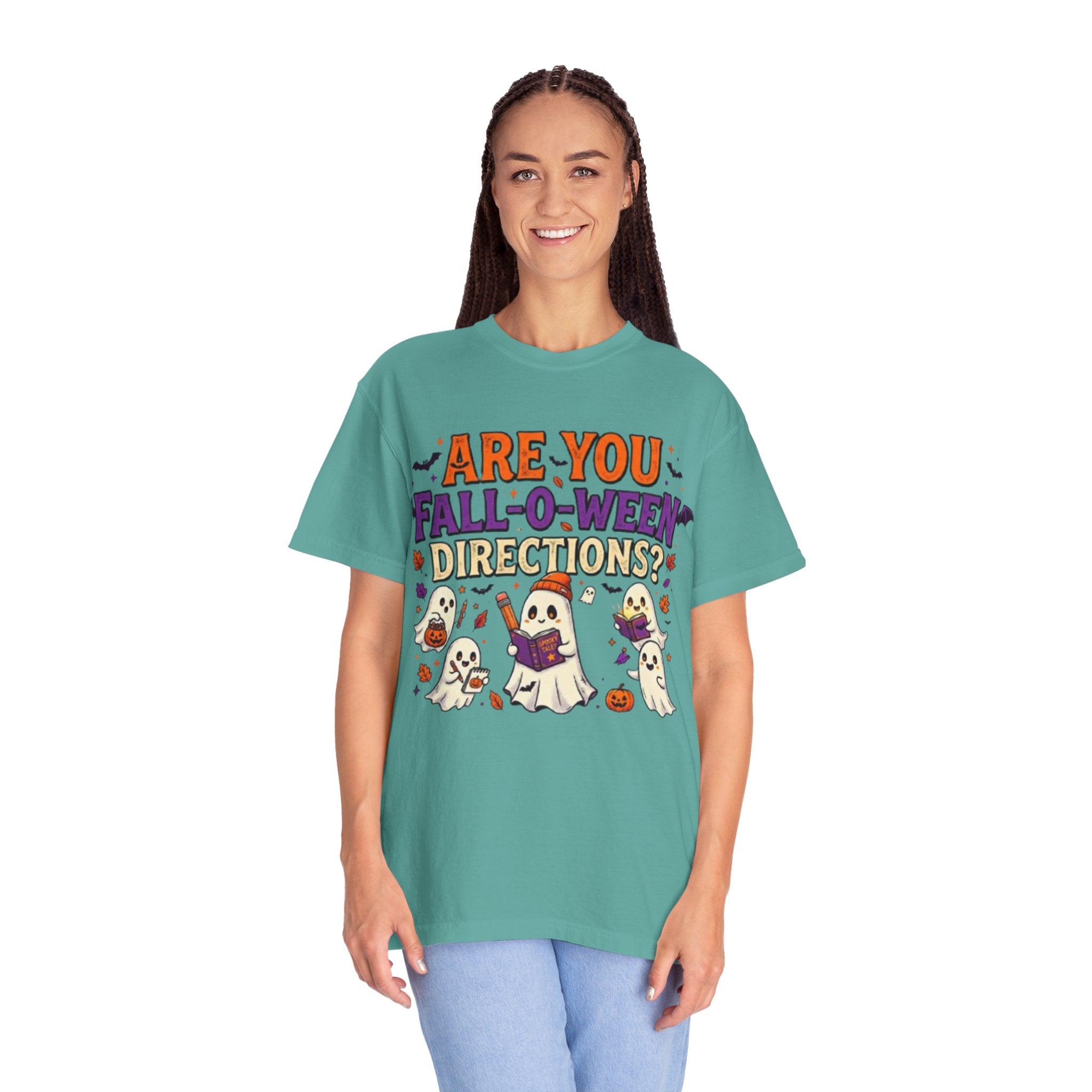 Are You Fall-O-Ween Directions? Halloween Ghosts Graphic T-Shirt