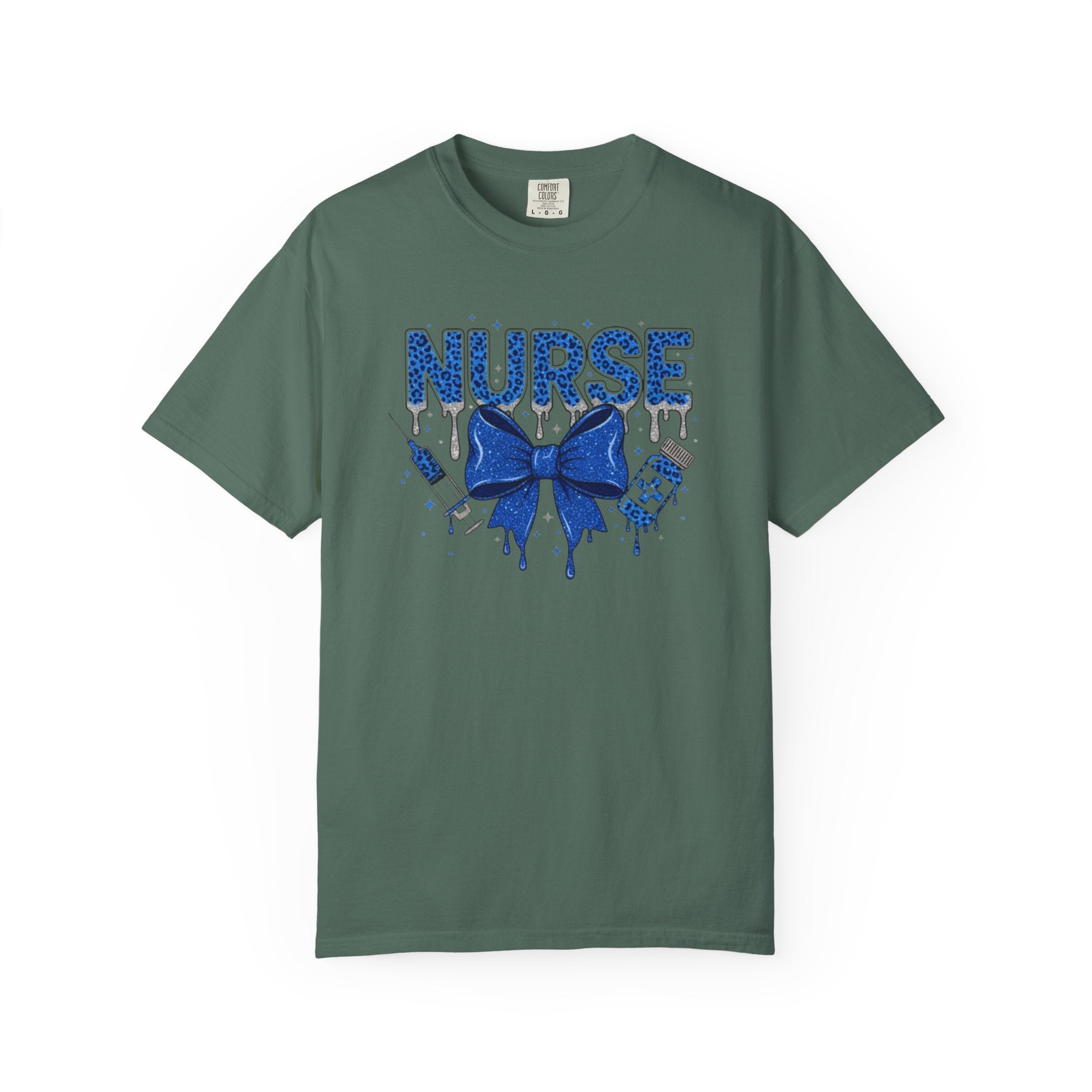 Nurse Blue Ribbon Graphic T Shirt Medical Nurse Appreciation Tee