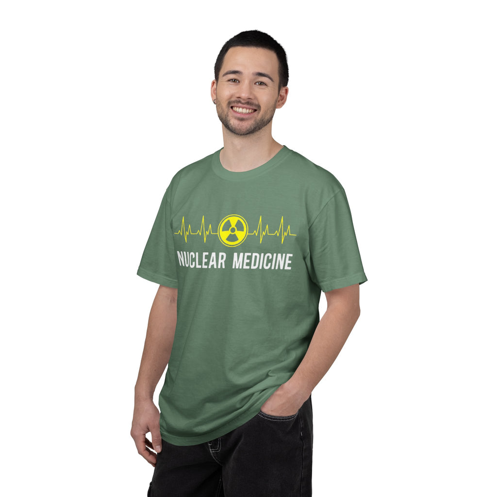 Nuclear Medicine T-Shirt  Radiology Tech ECG Logo Tee