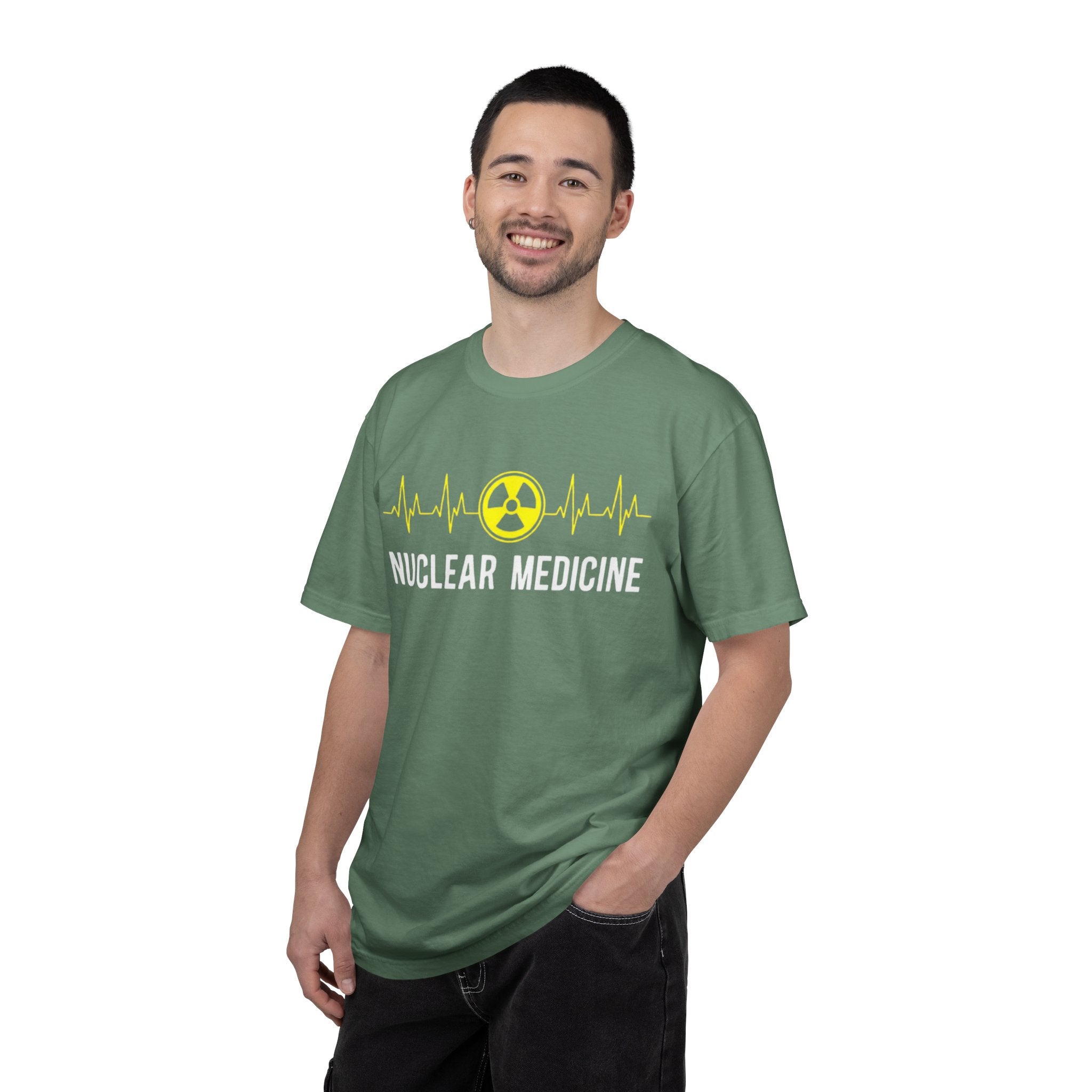 Nuclear Medicine T-Shirt  Radiology Tech ECG Logo Tee