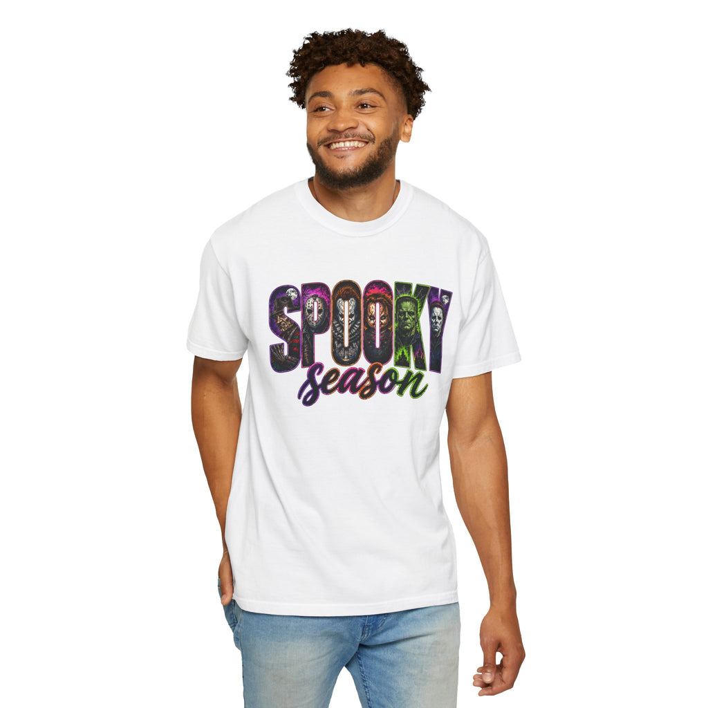 Spooky Season Tee Shirt Halloween Vintage Horror Graphic
