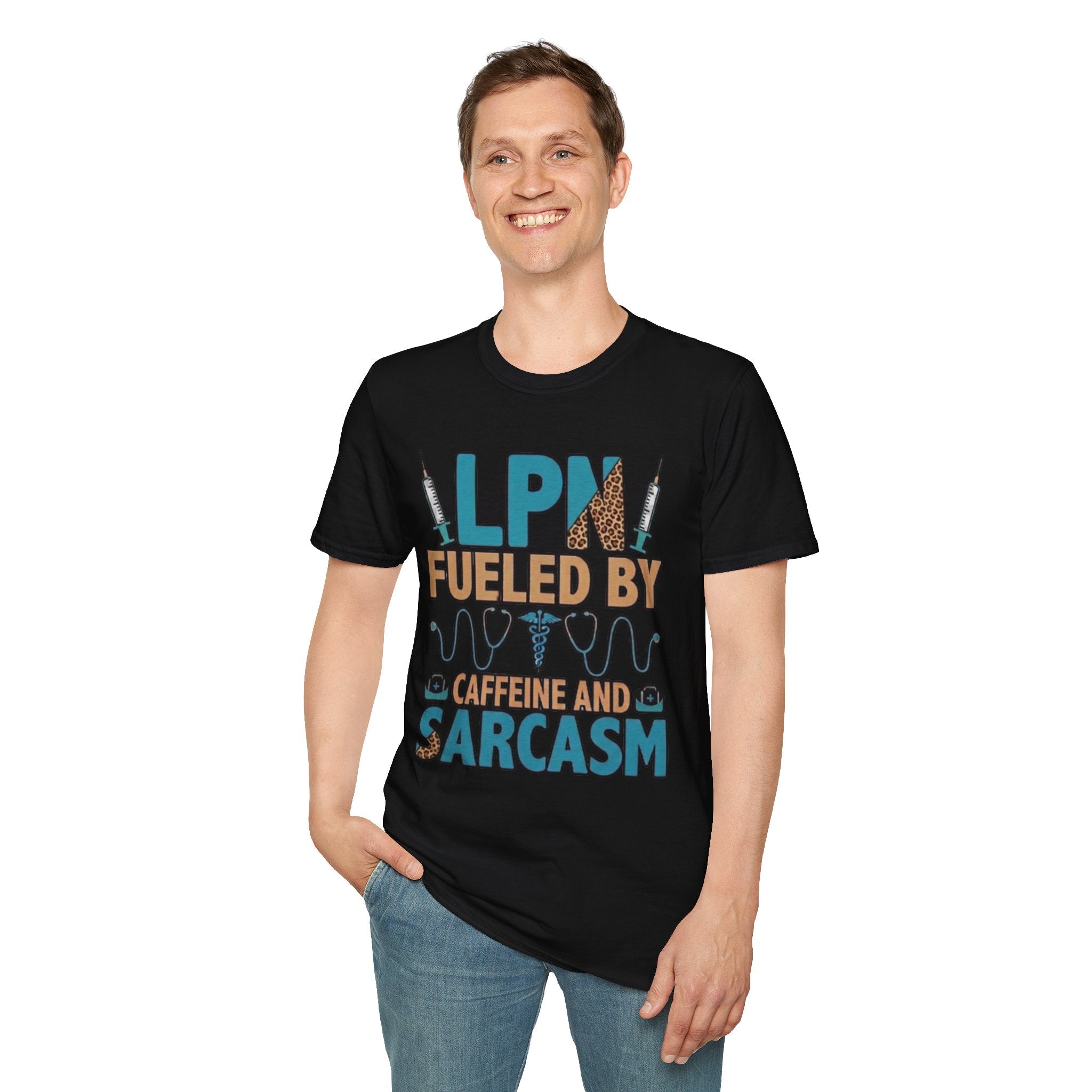 LPN Fueled By Caffeine & Sarcasm T‑Shirt