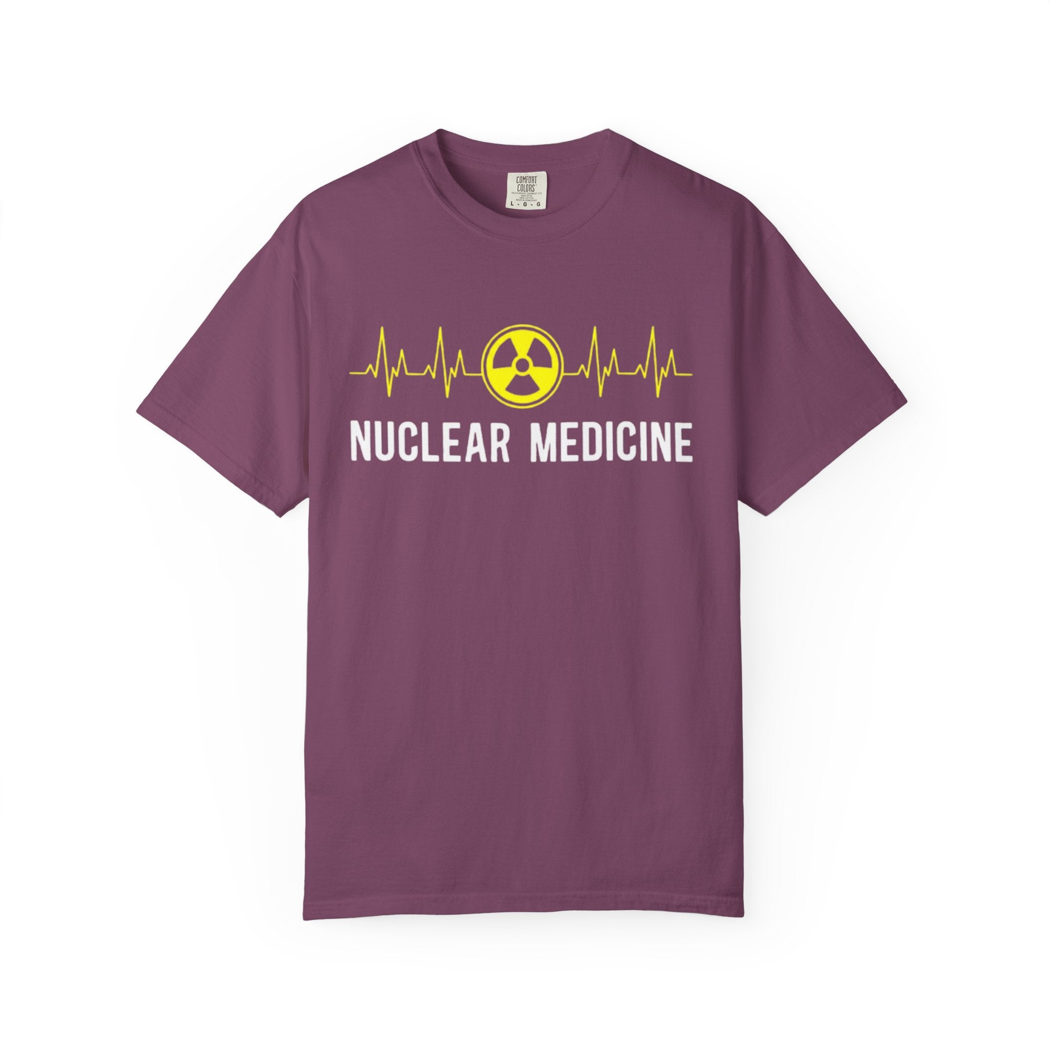 Nuclear Medicine T-Shirt  Radiology Tech ECG Logo Tee