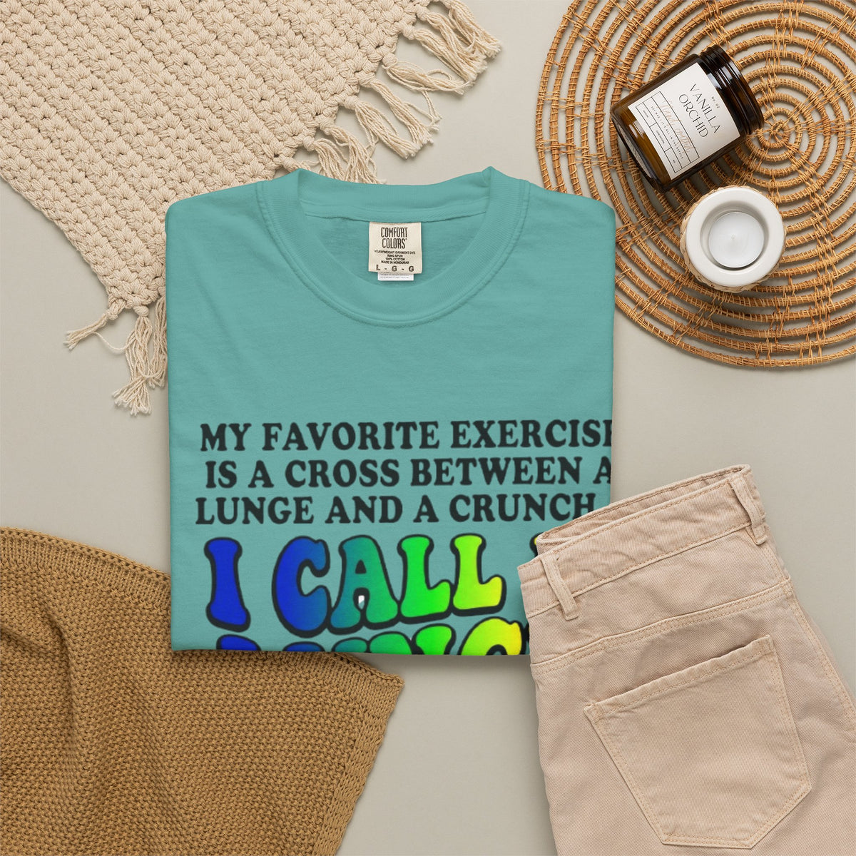 I Call It Lunch T-Shirt Funny Fitness Food Quote Tee