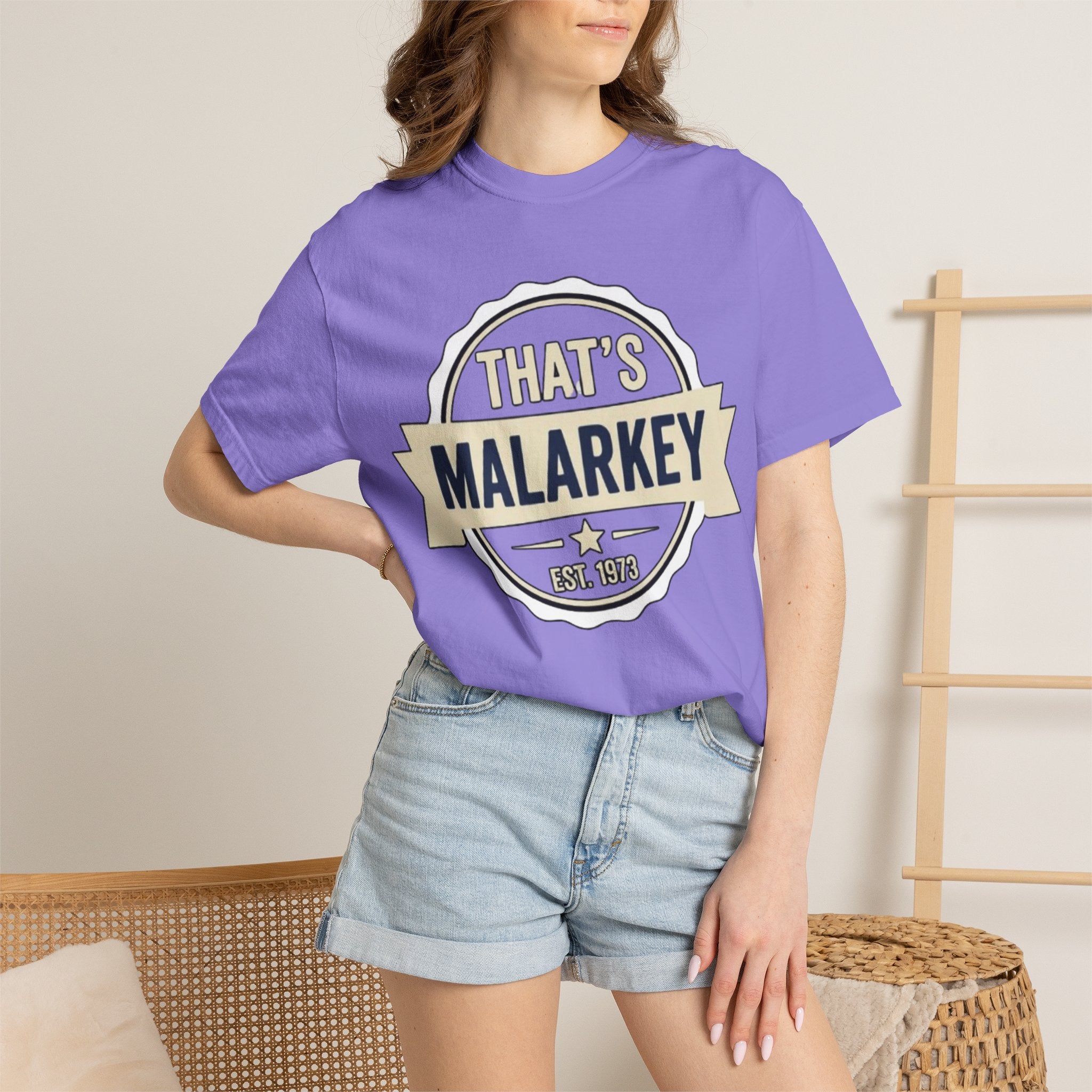 That’s Malarkey T-Shirt Vintage Badge Graphic Tee