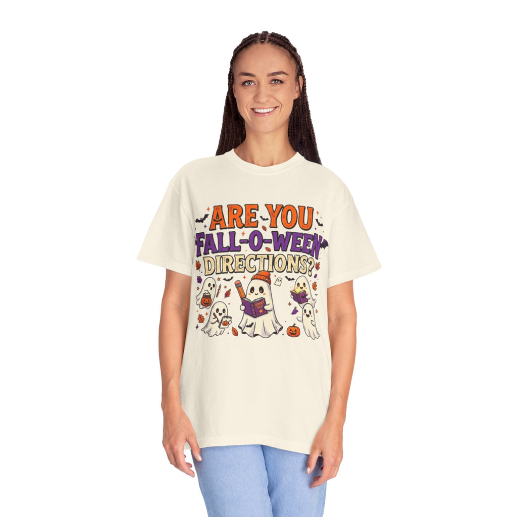 Are You Fall-O-Ween Directions? Halloween Ghosts Graphic T-Shirt