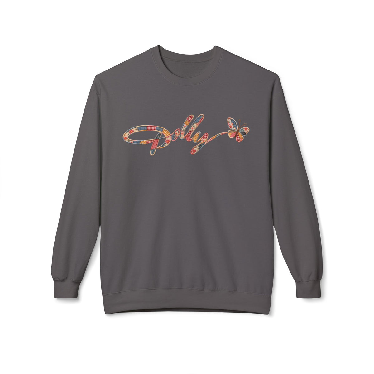Dolly Inspired Sweatshirt Patchwork Butterfly Crewneck Country Music Shirt Southern Graphic Sweatshirt