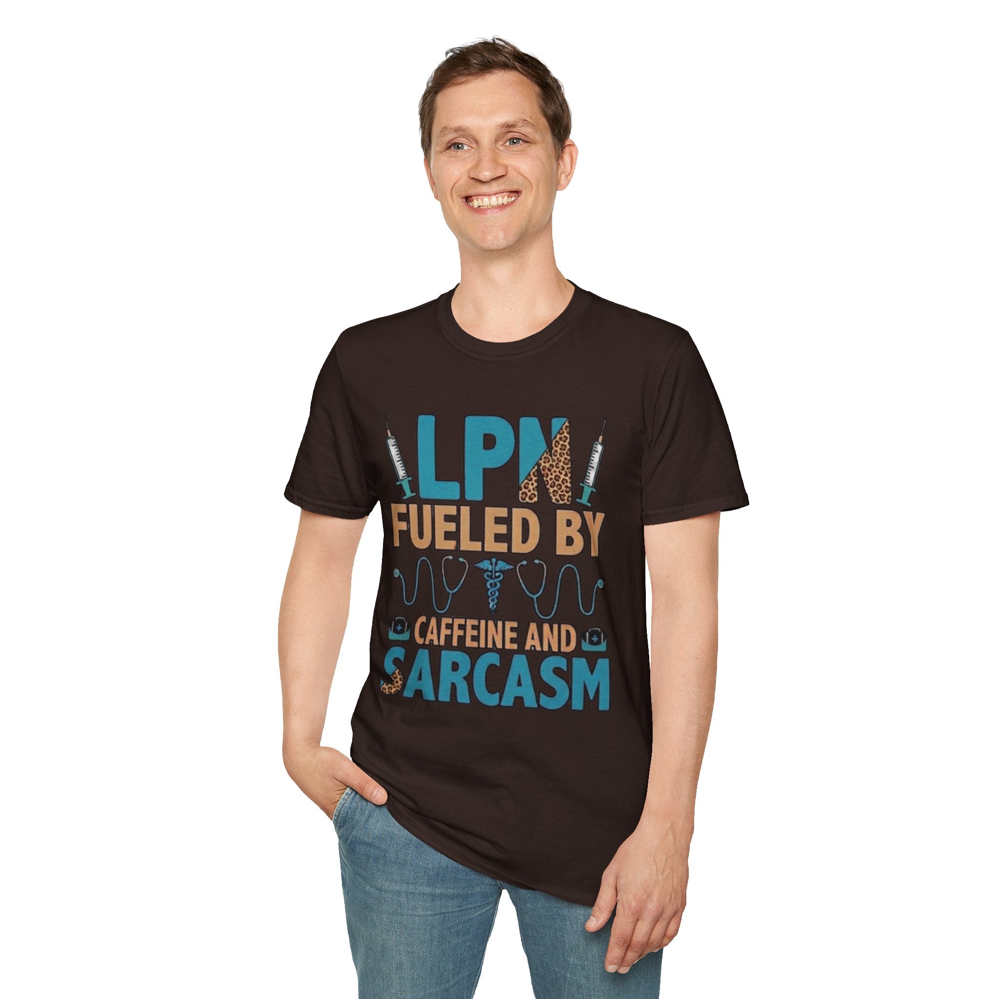 LPN Fueled By Caffeine & Sarcasm T‑Shirt