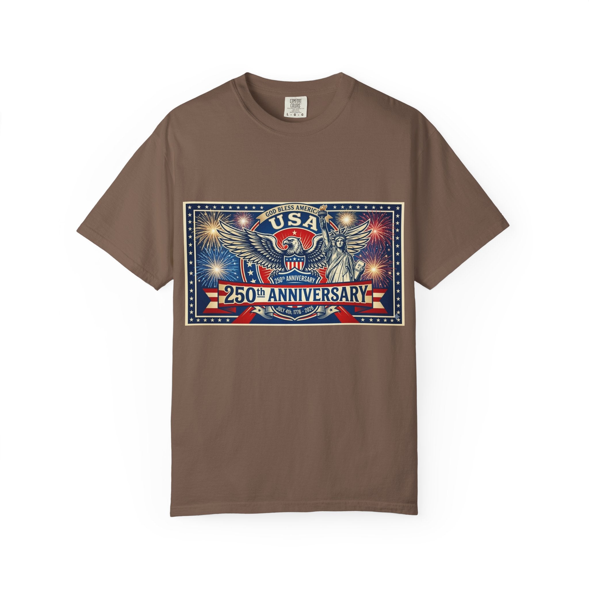 USA Eagle 250th Anniversary T-Shirt | Patriotic Independence Day Design