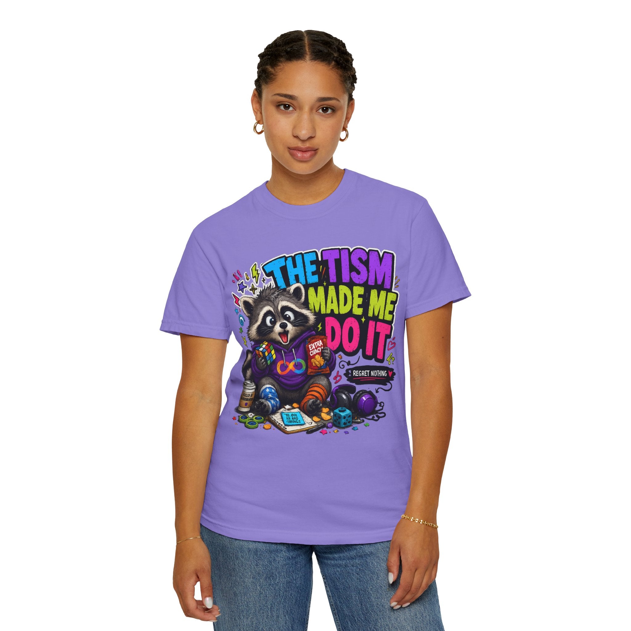 The Tism Made Me Do It Raccoon TShirt