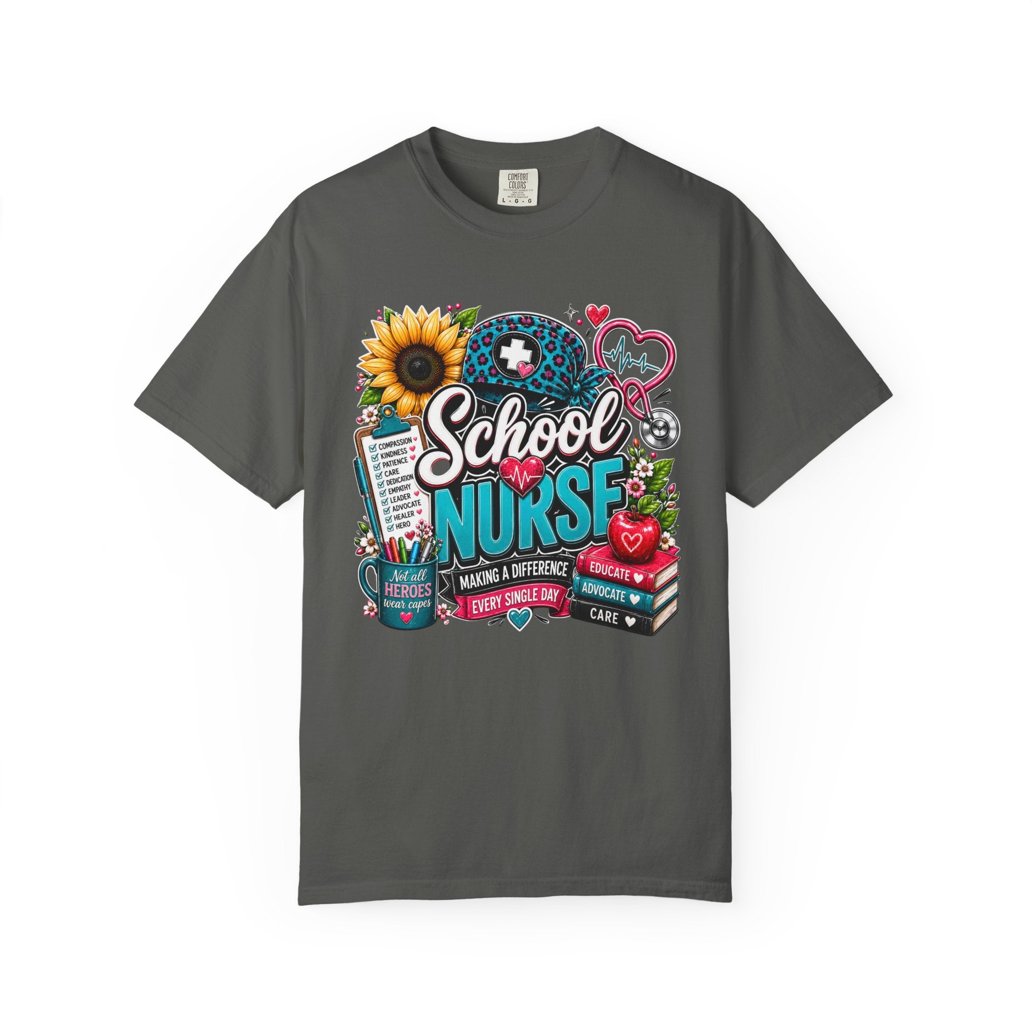 School Nurse T Shirt Making a Difference Graphic Tee