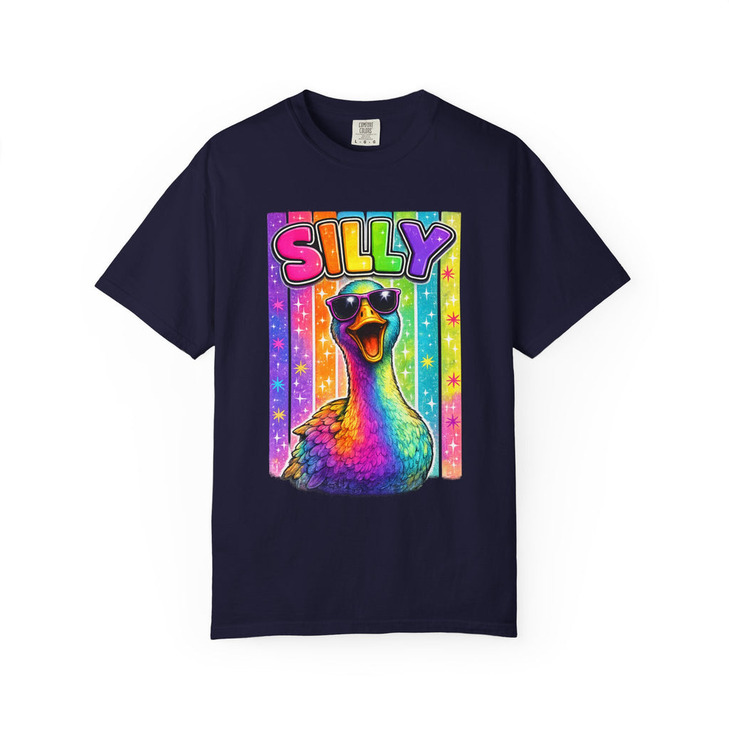 Silly Rainbow Goose T Shirt
