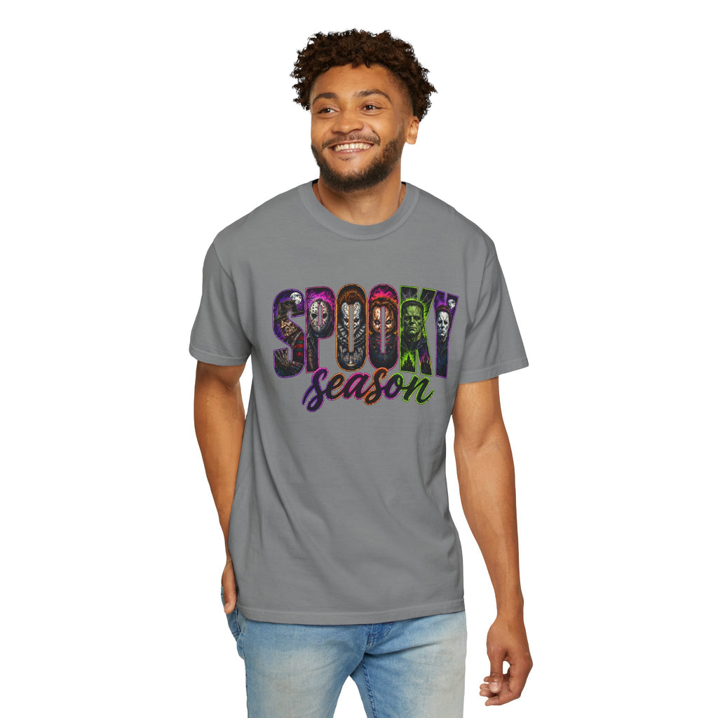 Spooky Season Tee Shirt Halloween Vintage Horror Graphic