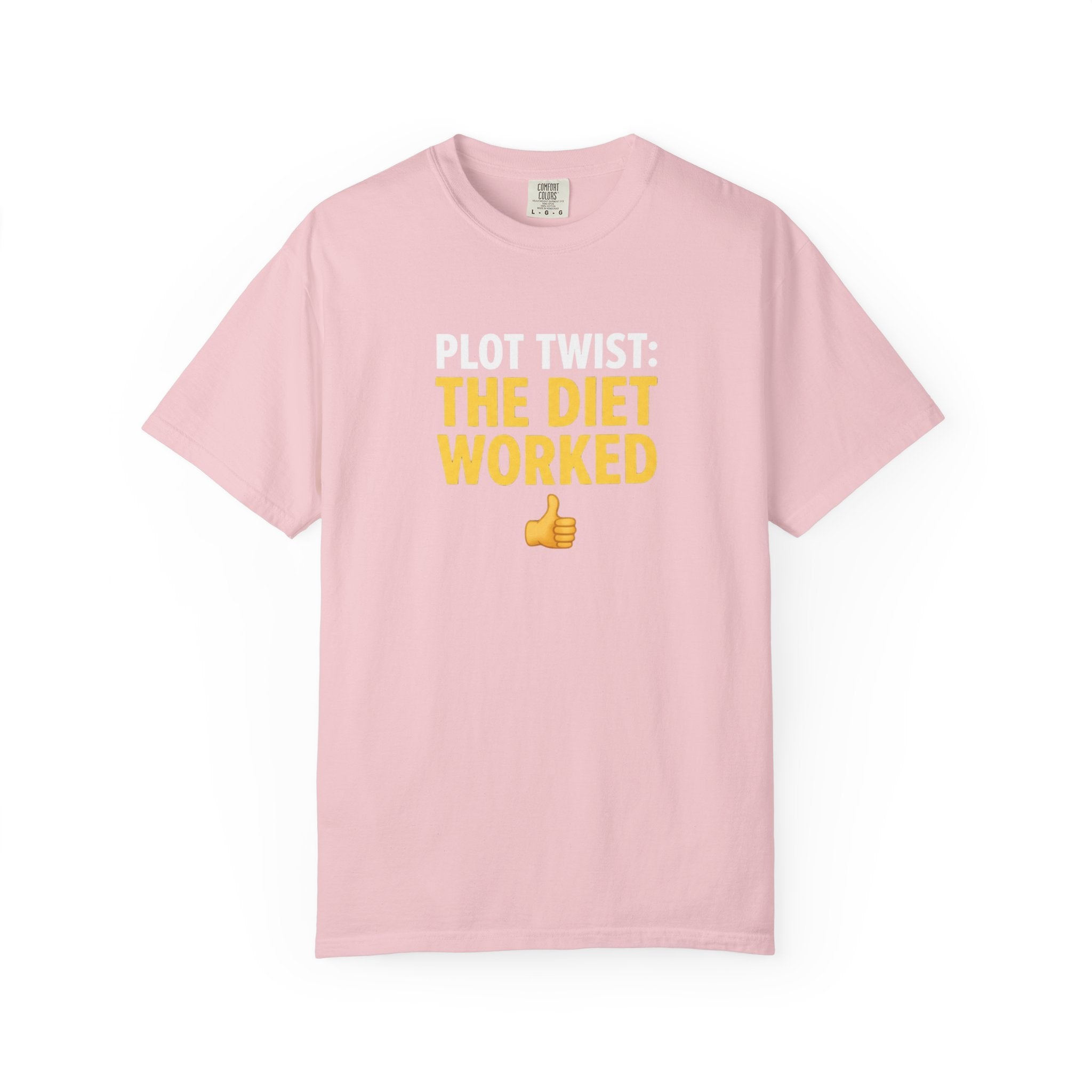 T Shirt The Diet Worked Funny Thumbs-Up Graphic Tee