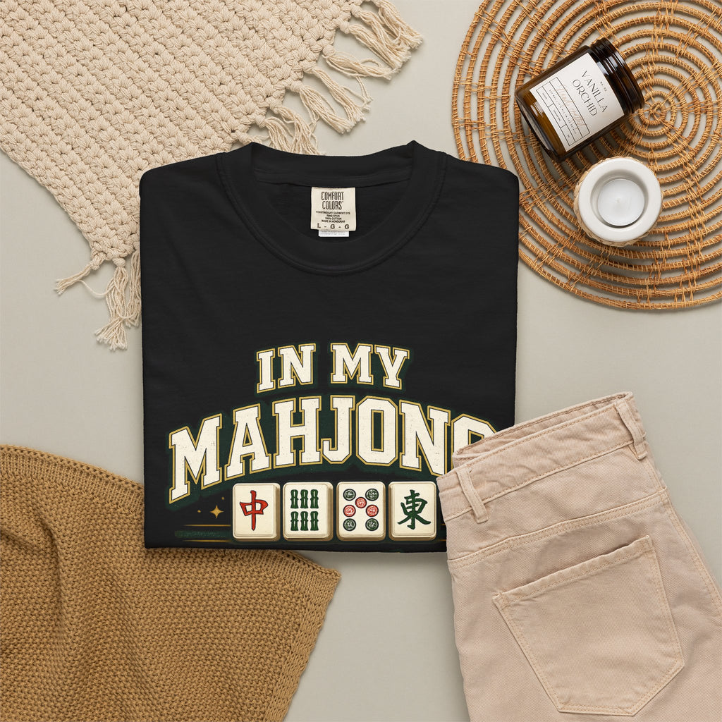 Mahjong T Shirt In My Mahjong Era Graphic Tee for Players and Fans