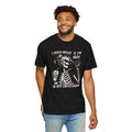 Skeleton Laugh T Shirt I Asked Myself If Im Okay and We Both Started Laughing Graphic Tee