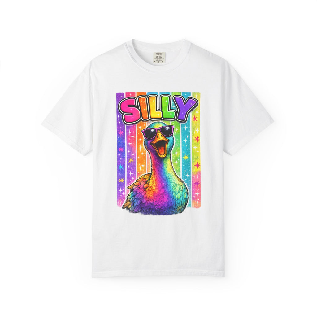 Silly Rainbow Goose T Shirt