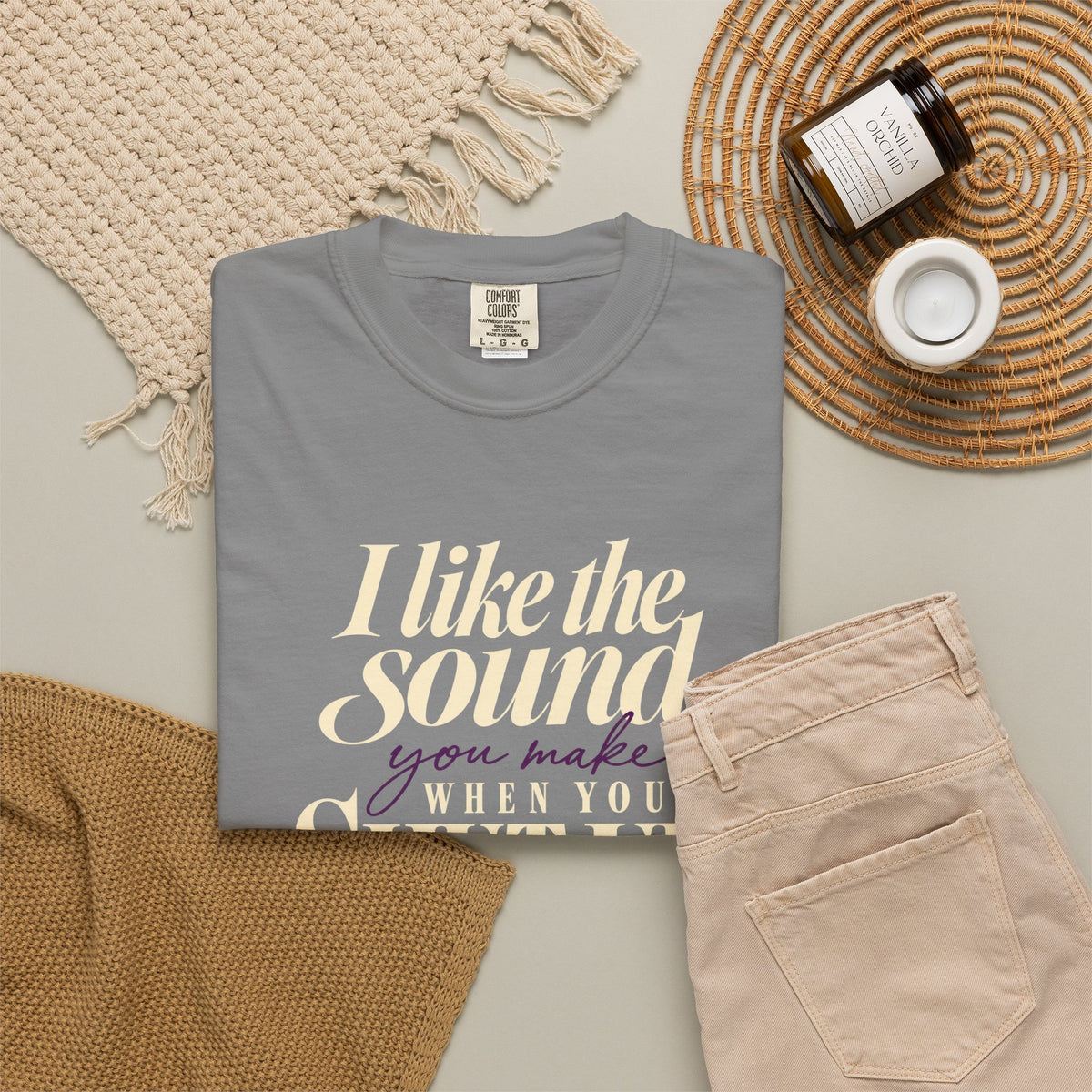 Sarcastic Graphic Tribute T Shirt I Like the Sound You Make When You Shut Up PAN CAN