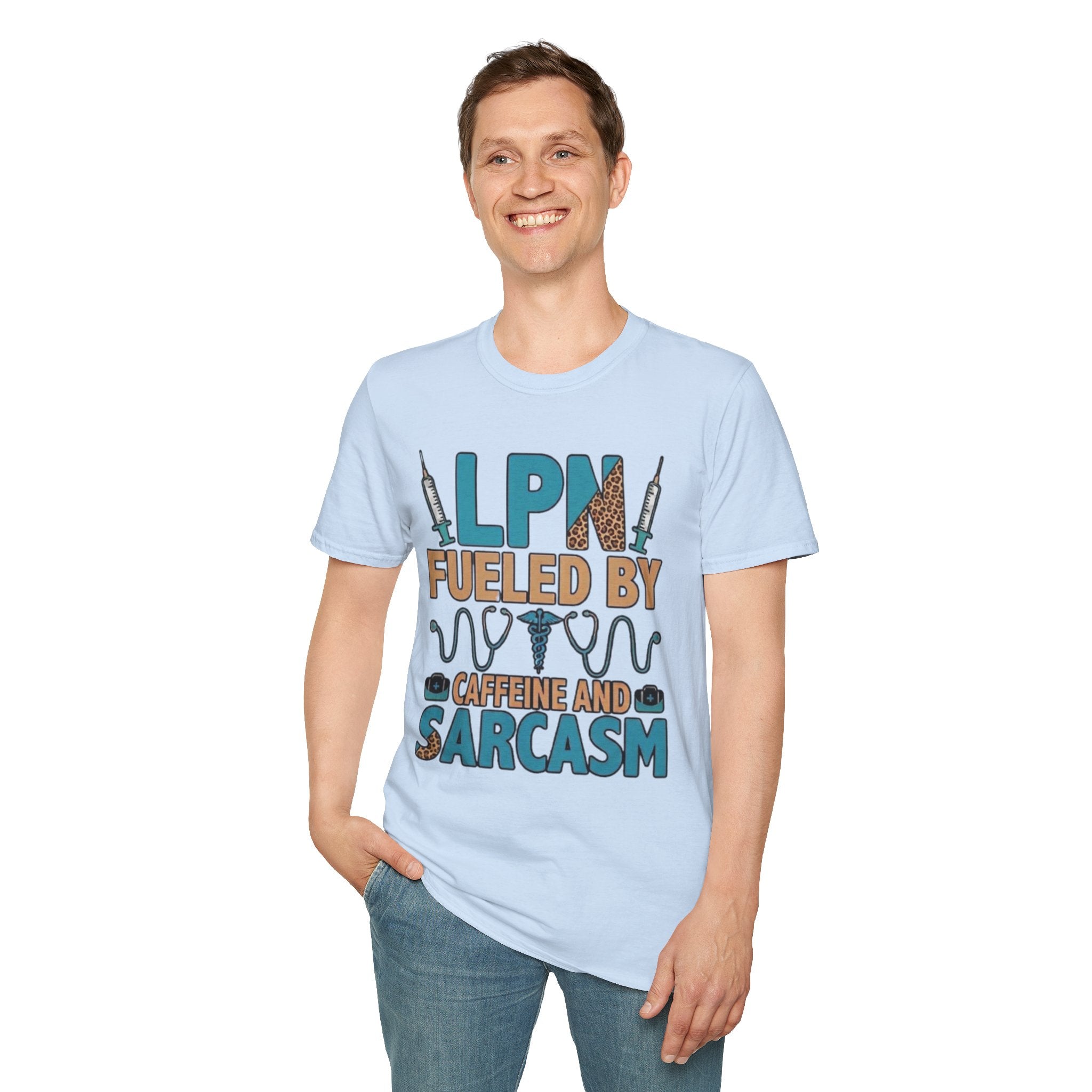 LPN Fueled By Caffeine & Sarcasm T‑Shirt