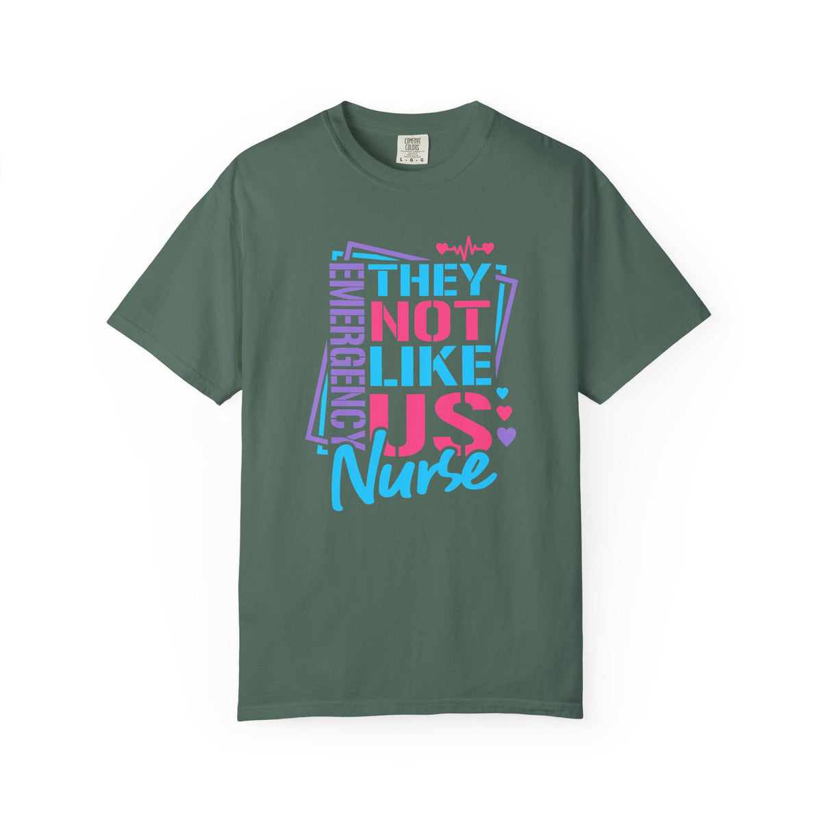 Emergency Nurse Shirt, They Not Like Us Nurse Tee, Funny ER Nurse Gift, Emergency Room Nurse T-Shirt, Healthcare Worker Gift