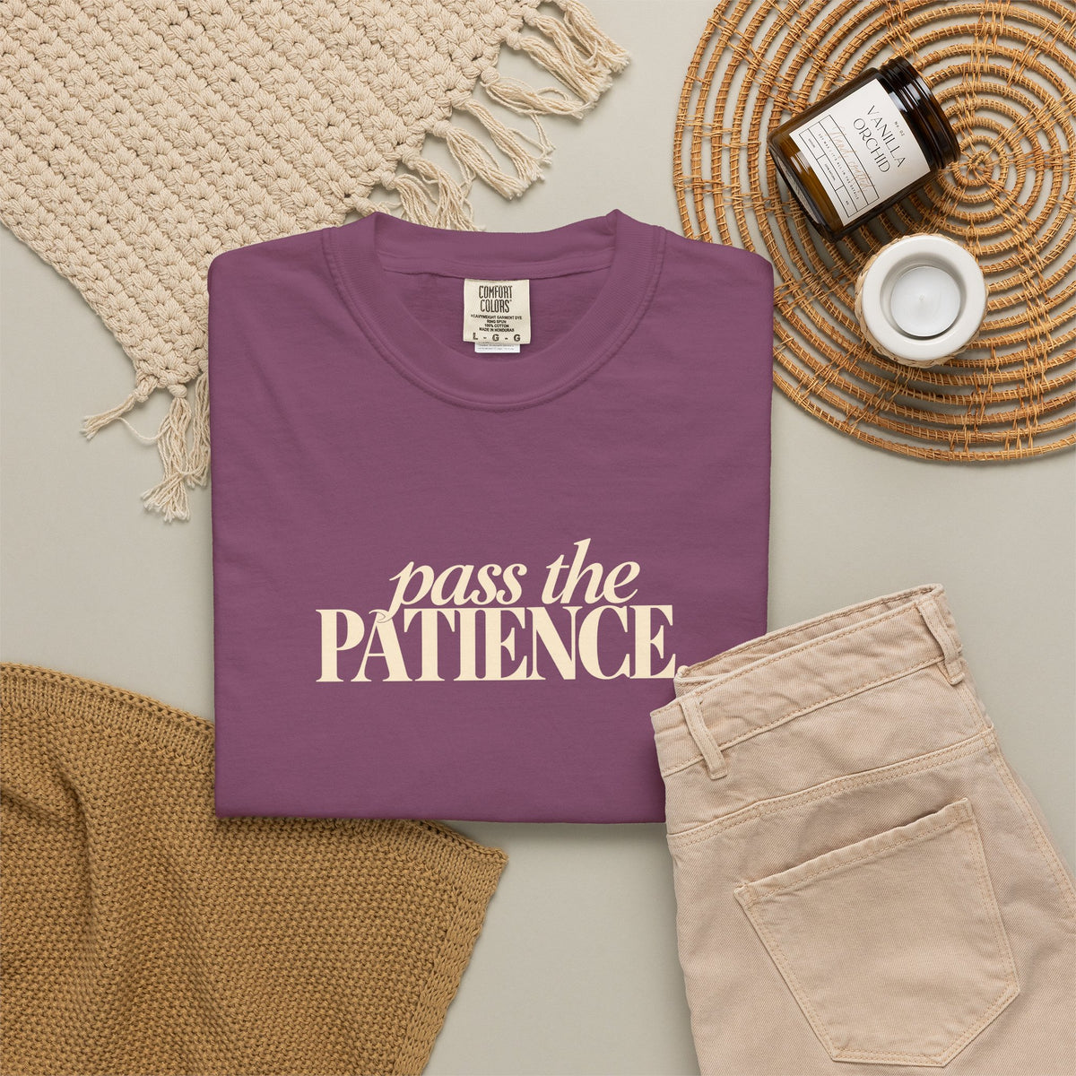 Pass the Patience Shirt, Funny Thanksgiving Tee, Thanksgiving Dinner Shirt, Friendsgiving Shirt, Funny Family Gathering Fall Tee