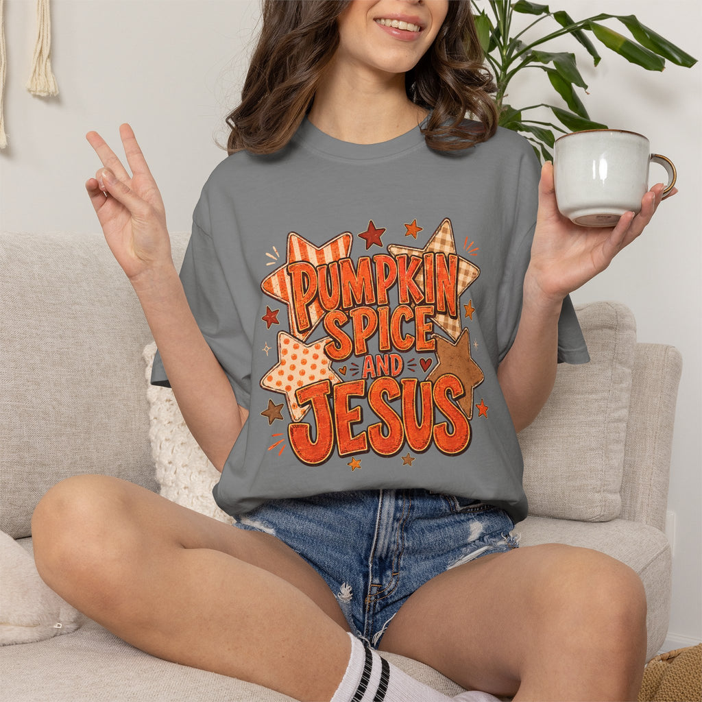 Pumpkin Spice and Jesus T Shirt