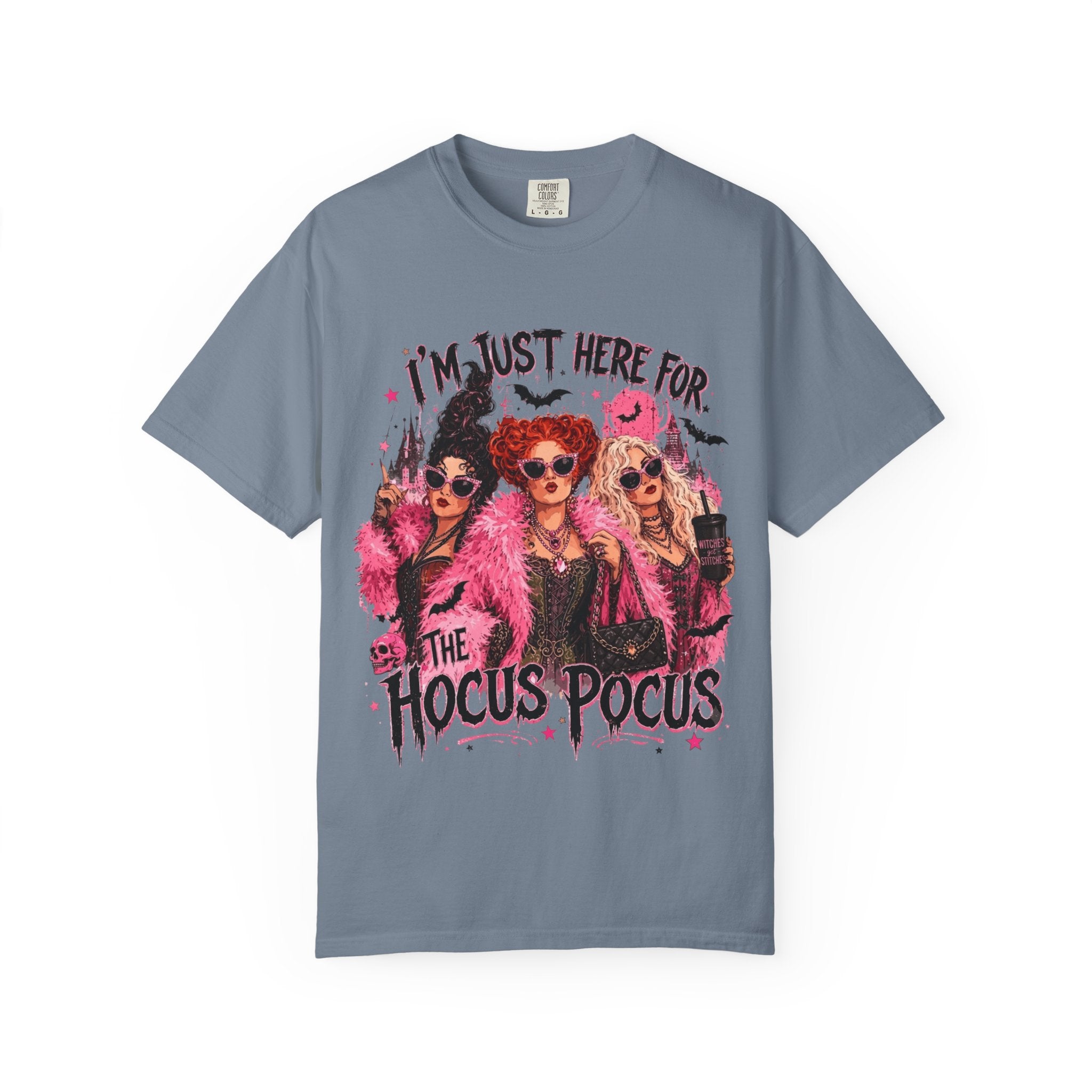 Hocus Pocus Graphic T Shirt Im Just Here for the Hocus Pocus Halloween Tee