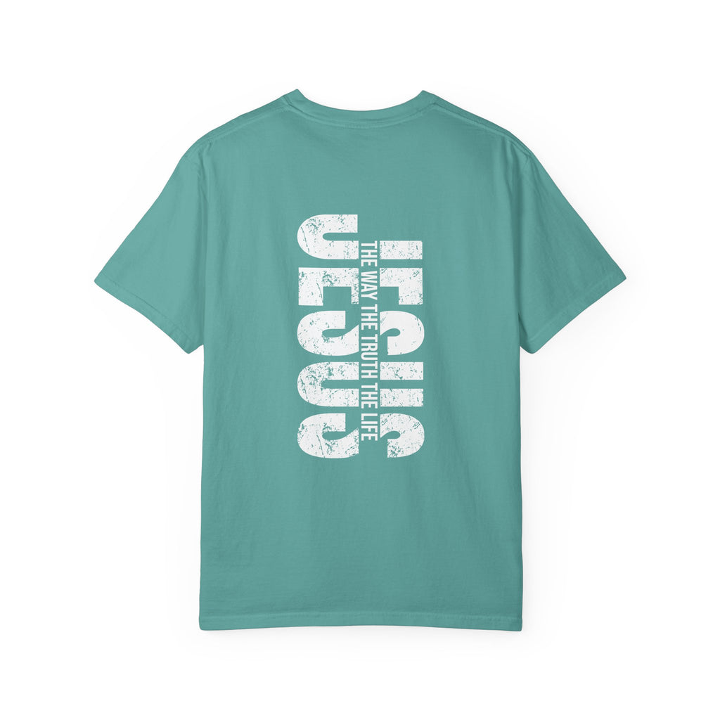 Christian Cross Tee Shirt Jesus Is The Way The Truth The Life Graphic Tee
