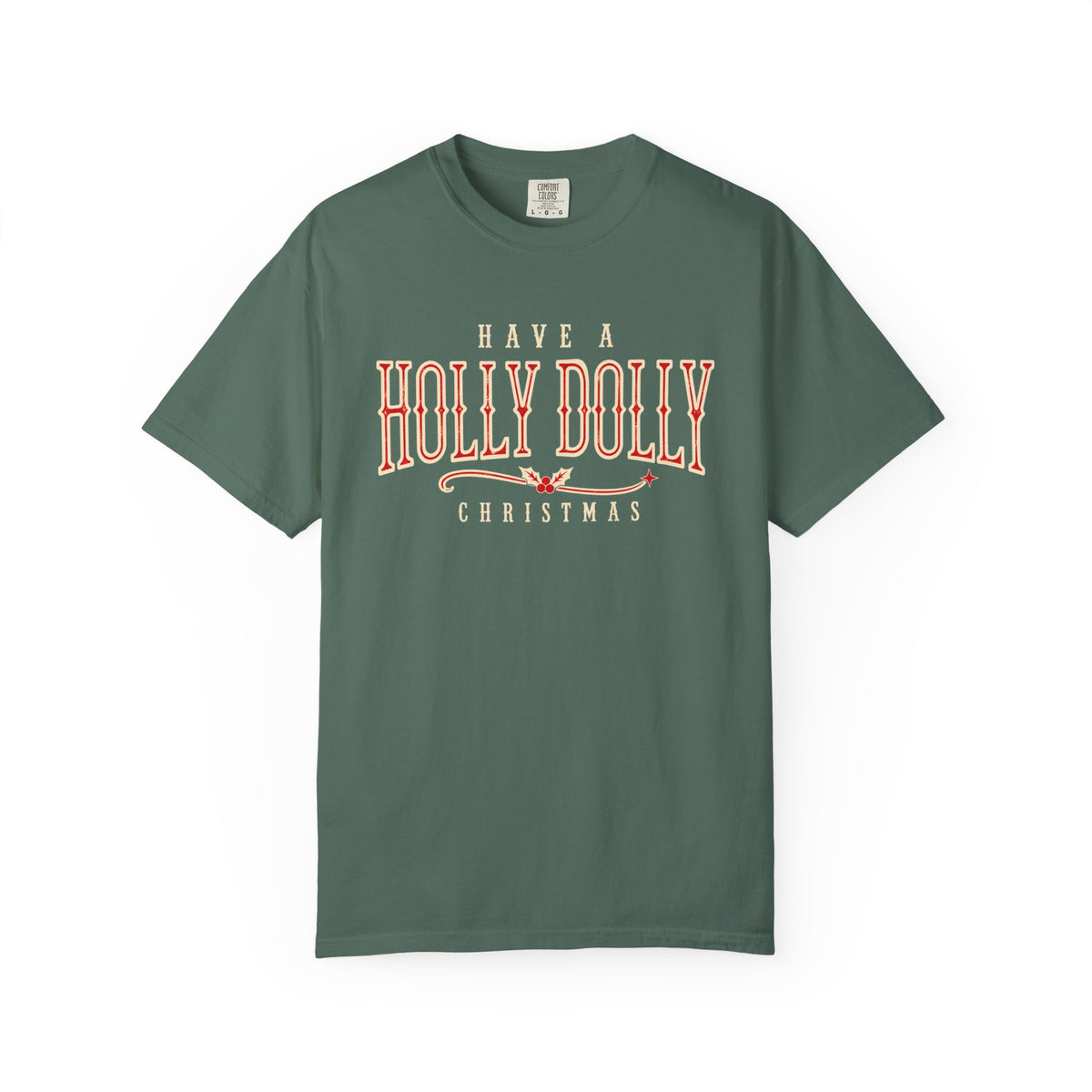 Have a Holly Dolly Christmas Shirt, Western Christmas Tee, Country Christmas Shirt, Retro Holiday T-Shirt, Southern Christmas Gift