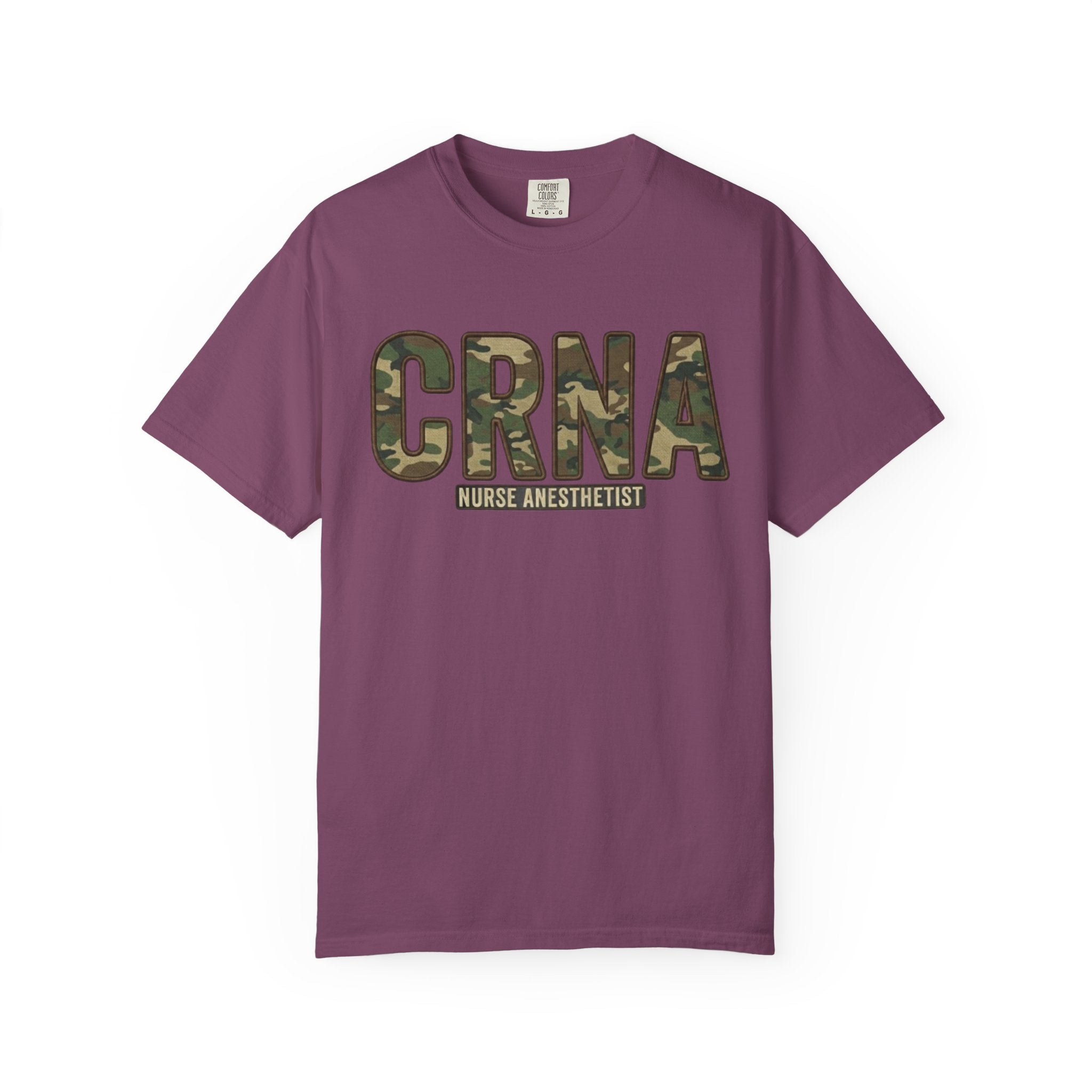 CRNA Camo T-Shirt — Nurse Anesthetist Military Style