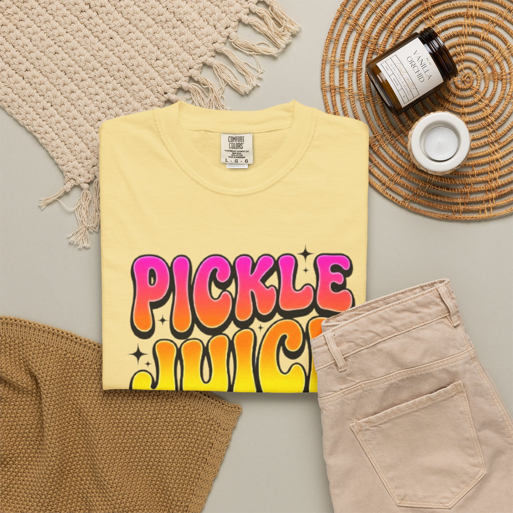 Pickle Juice Retro T-Shirt The 70s Polite Curse Vintage Graphic Tee