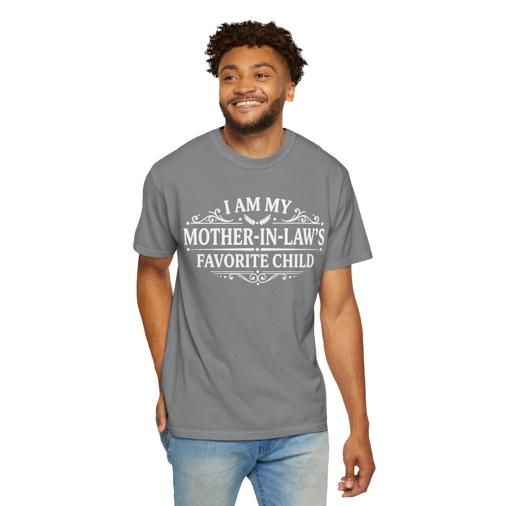 Mother in Laws Favorite Child T Shirt Funny Family Gift Tee