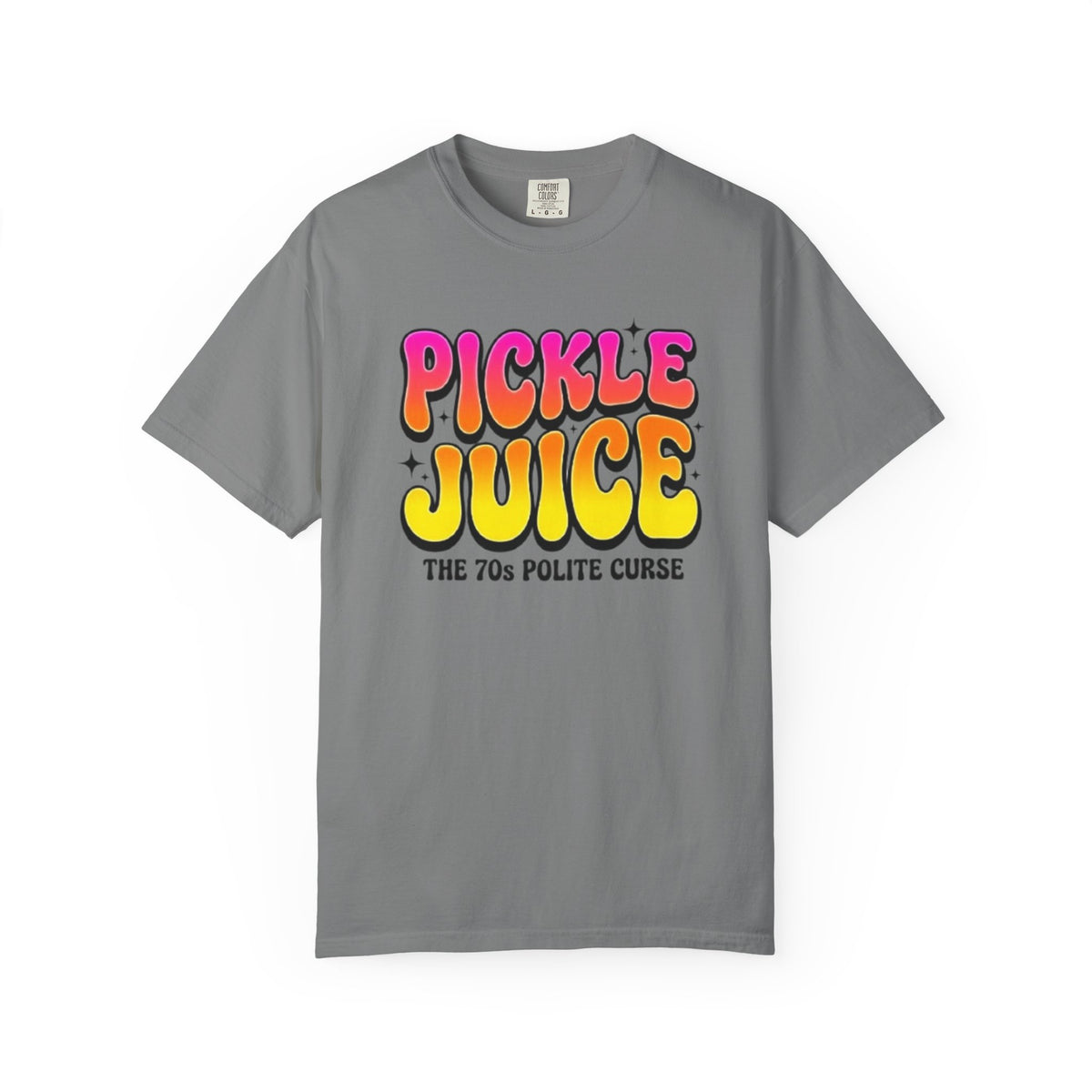 Pickle Juice Retro T-Shirt The 70s Polite Curse Vintage Graphic Tee