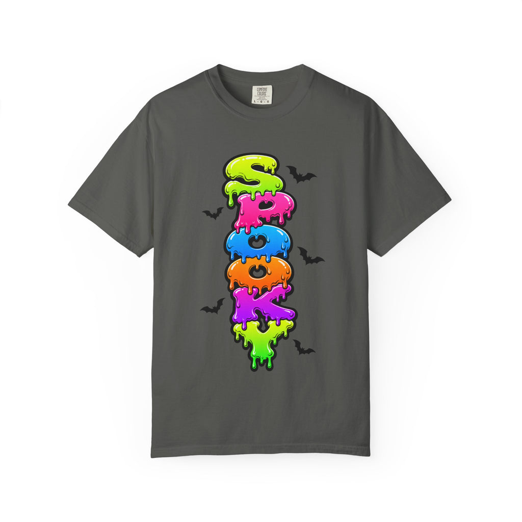Spooky Colorful Spook Drippy Halloween T Shirt