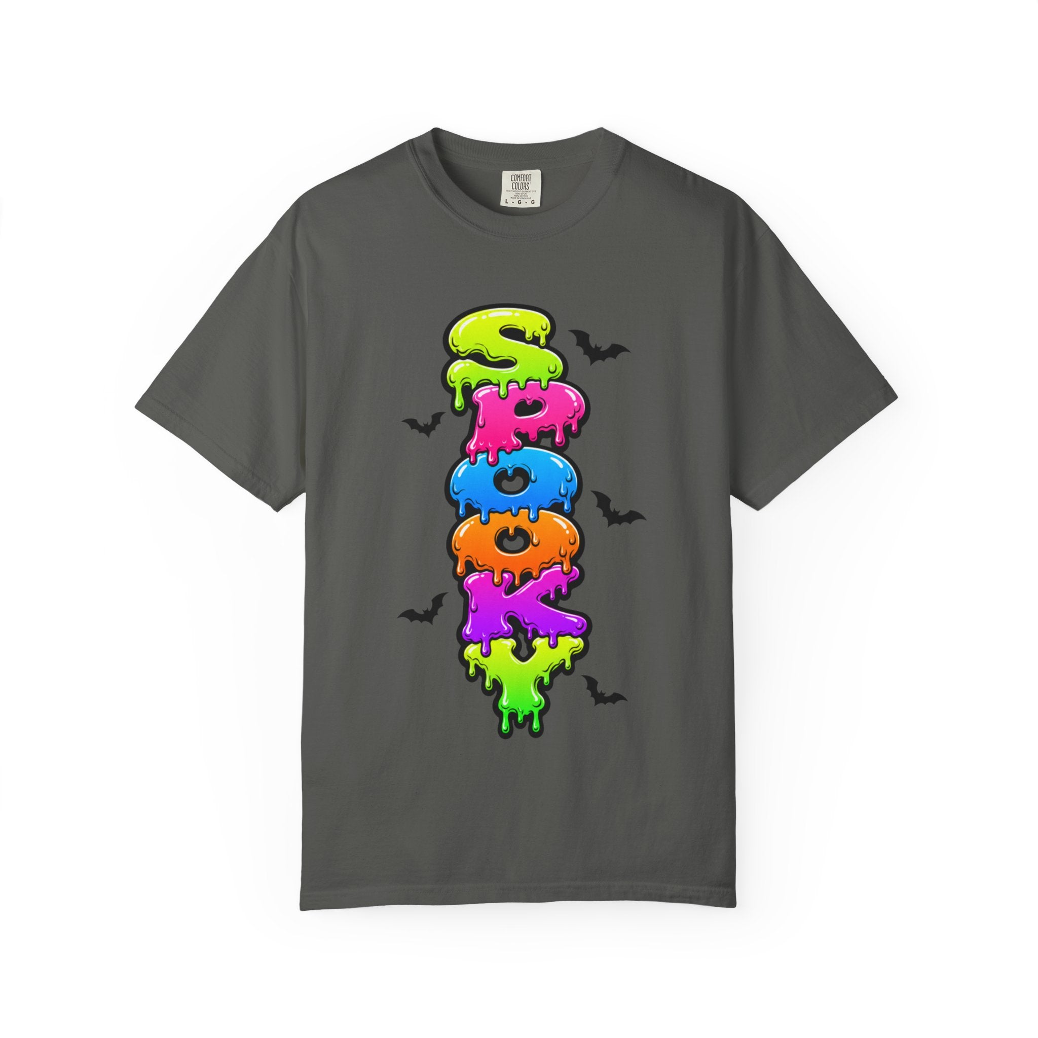 Spooky Colorful Spook Drippy Halloween T Shirt