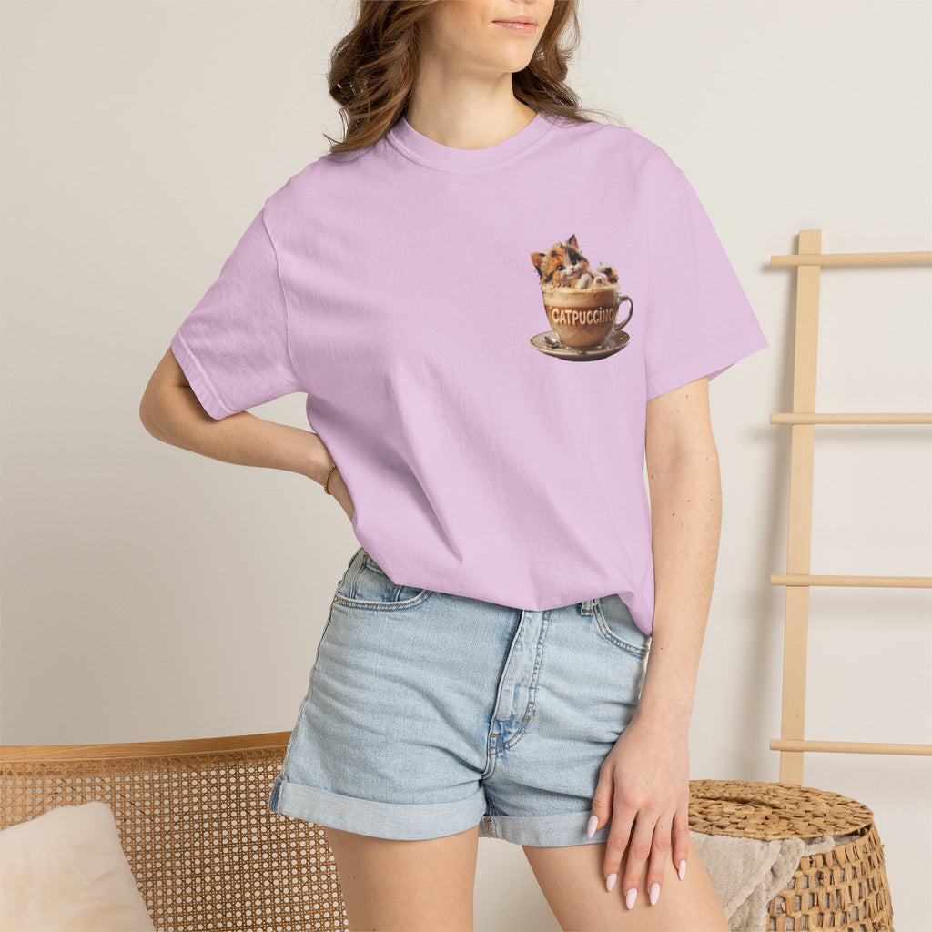 Cat in Cappuccino Cup T Shirt