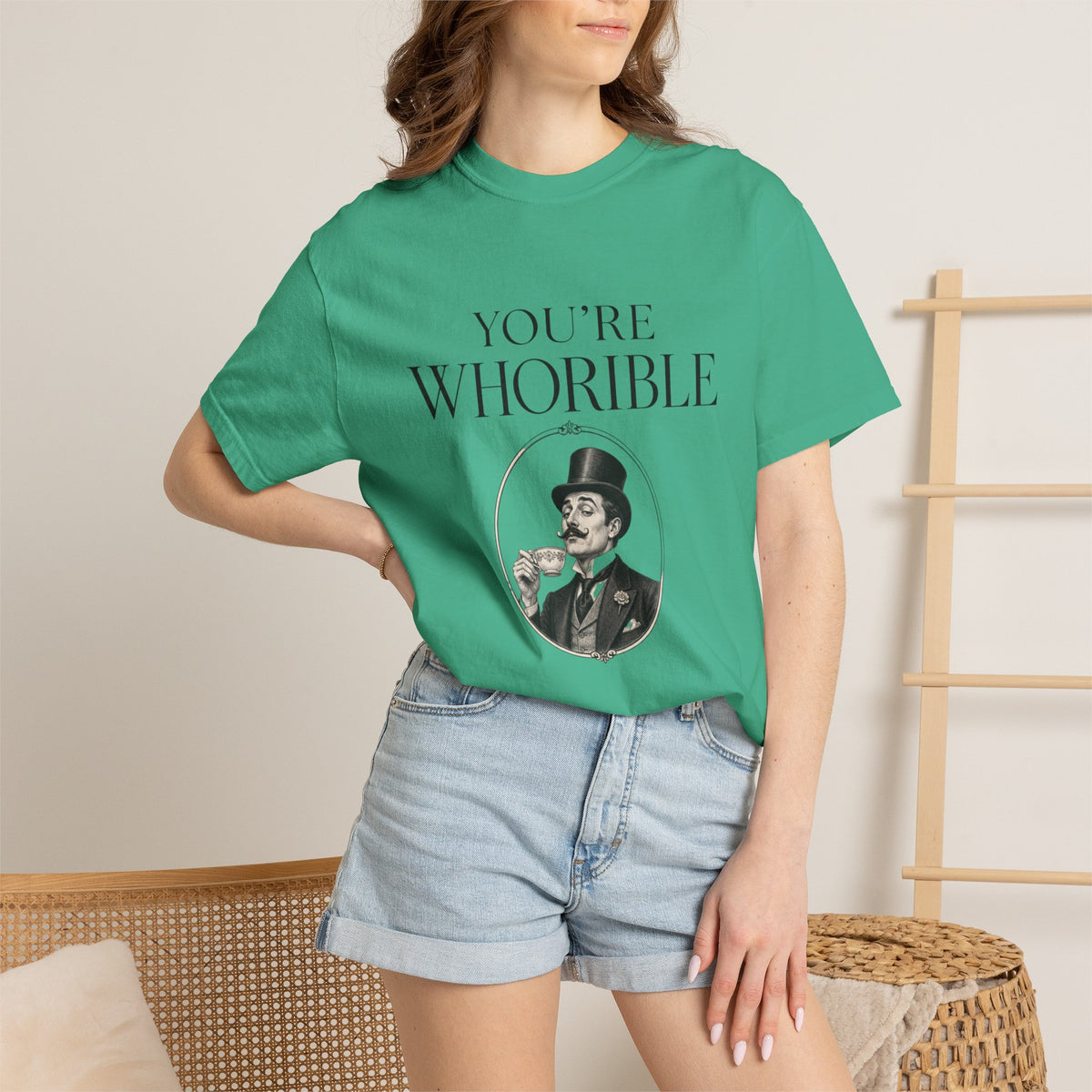 T Shirt Youre Whorible Vintage Gentleman Graphic Tee