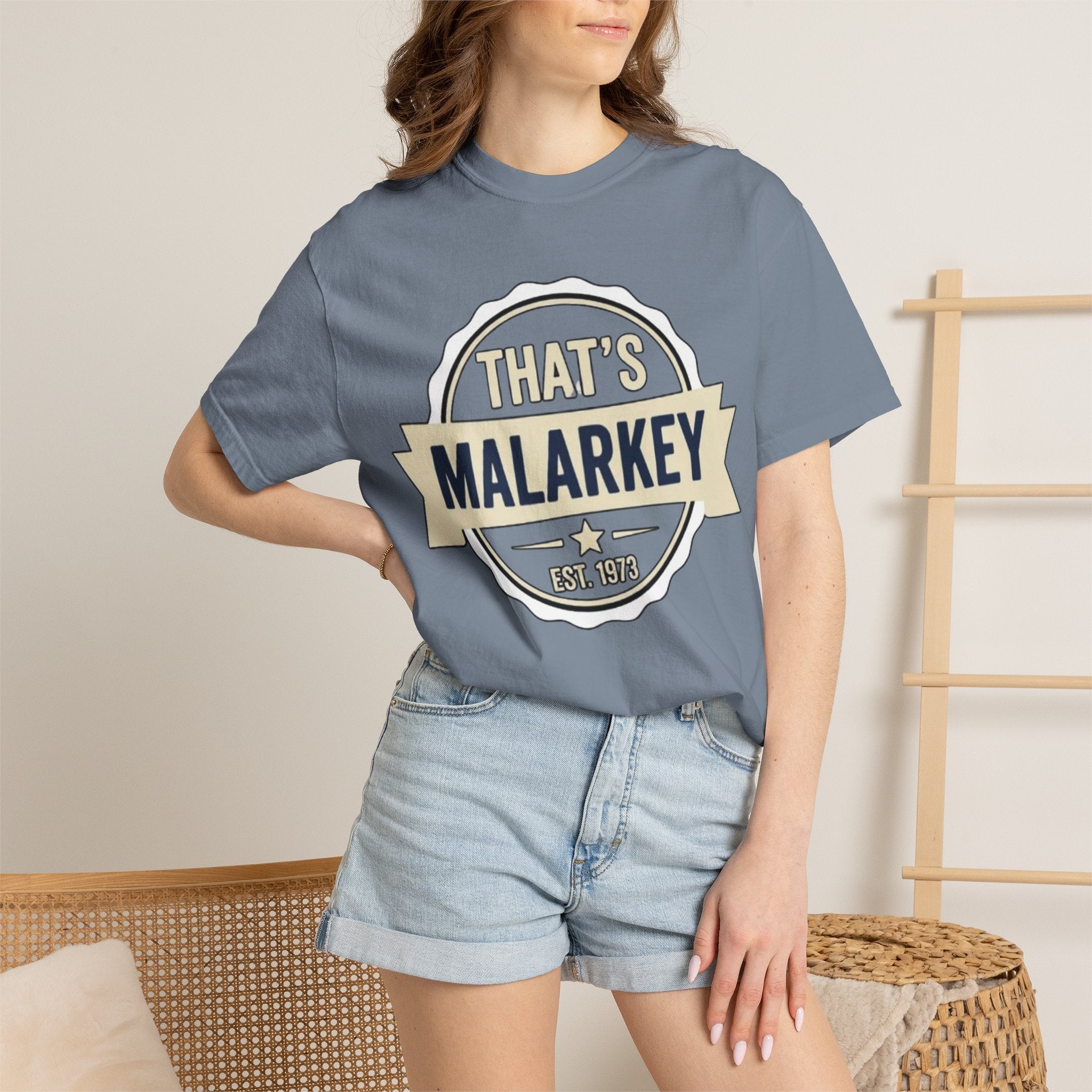 That’s Malarkey T-Shirt Vintage Badge Graphic Tee