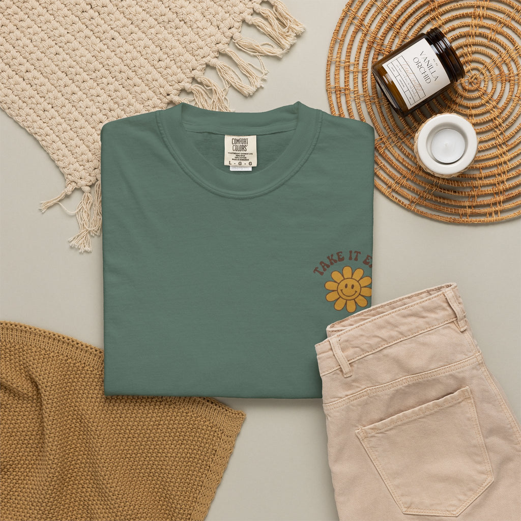 Its Just a Bad Day Not a Bad Life T-Shirt Retro Positive Sunflower Tee