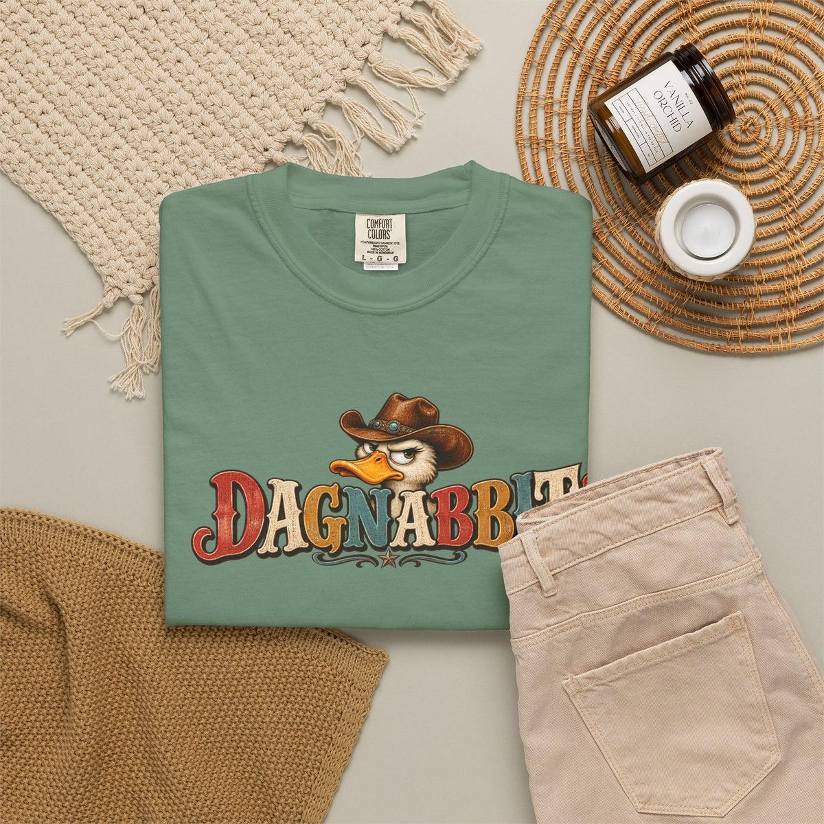 Dagnabbit Cowboy Rabbit T shirt | Western Cartoon Graphic Tee