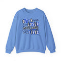 Get In Loser We're Saving Lives Sweatshirt, Funny Nurse Gift, Medical Worker Shirt, Doctor EMT Paramedic Gift, Healthcare Crewneck