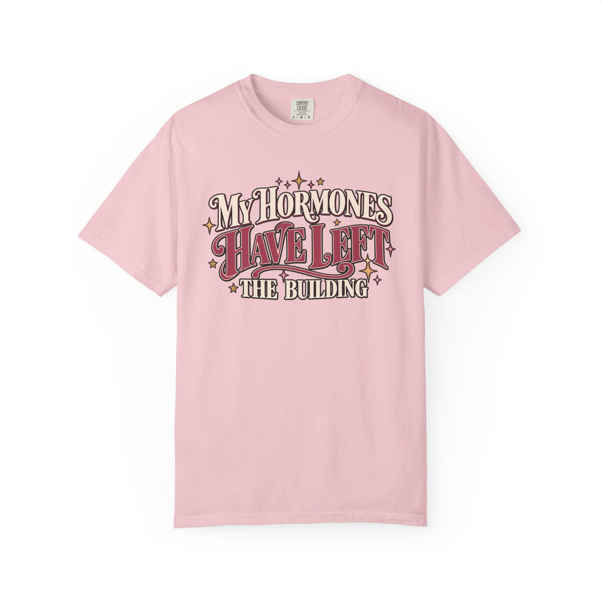 Funny Menopause Shirt, My Hormones Have Left the Building Tee, Hormone Humor T-Shirt, Menopause Gift for Women, Women Over 40 50 Shirt