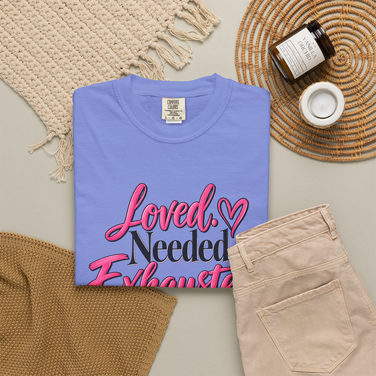 Caregiver Shirt Loved Needed Exhausted Tee Caregiver Life T Shirt Family Caregiver Gift Mom Caregiver Shirt Caregiver Appreciation Tee