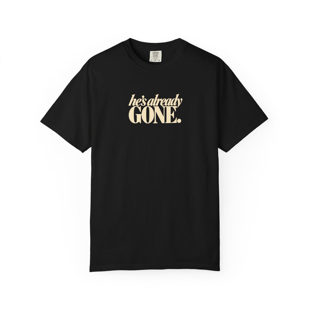 Funny Thanksgiving Couple Shirts, She Said Dont Wander Off, Hes Already Gone, Matching Couples Shirts, His and Hers Fall Tees