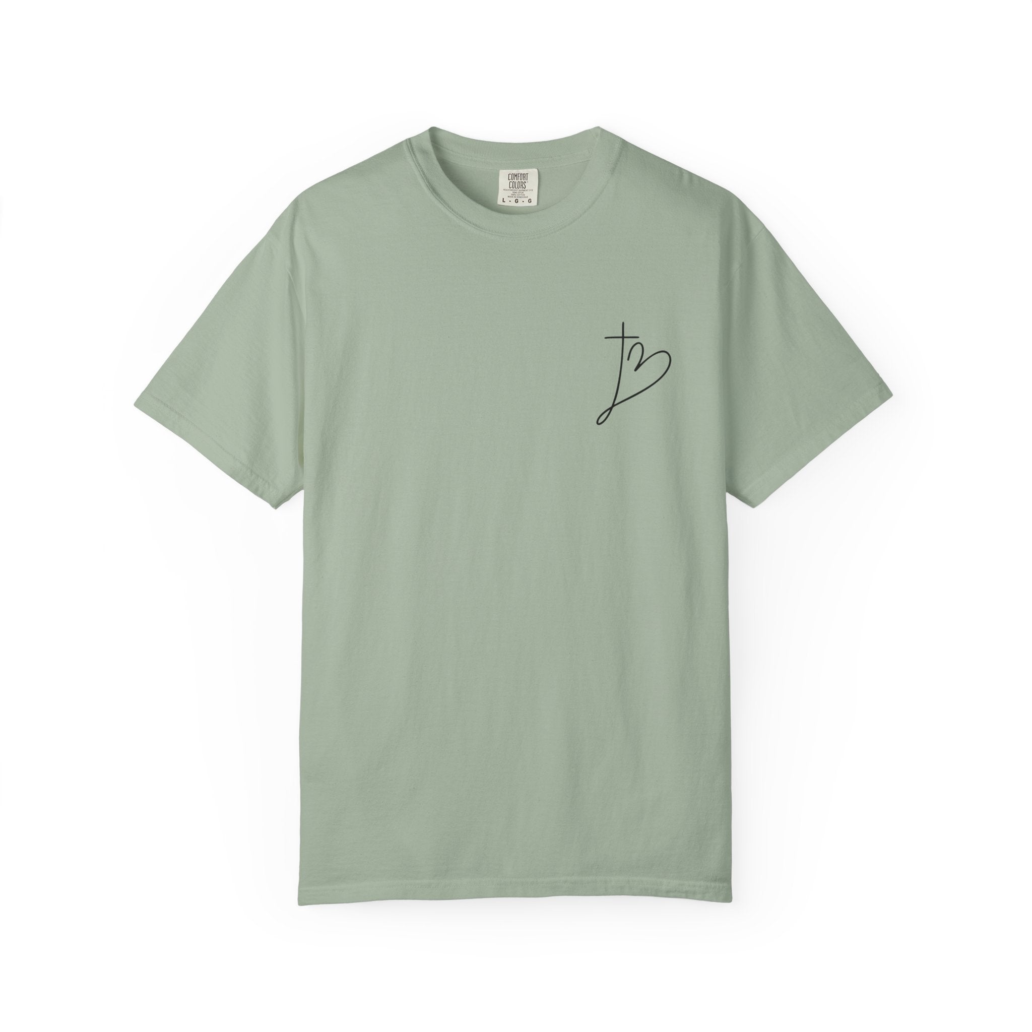 T-Shirt  Stronger Than the Storm Script Chest and Back Tee