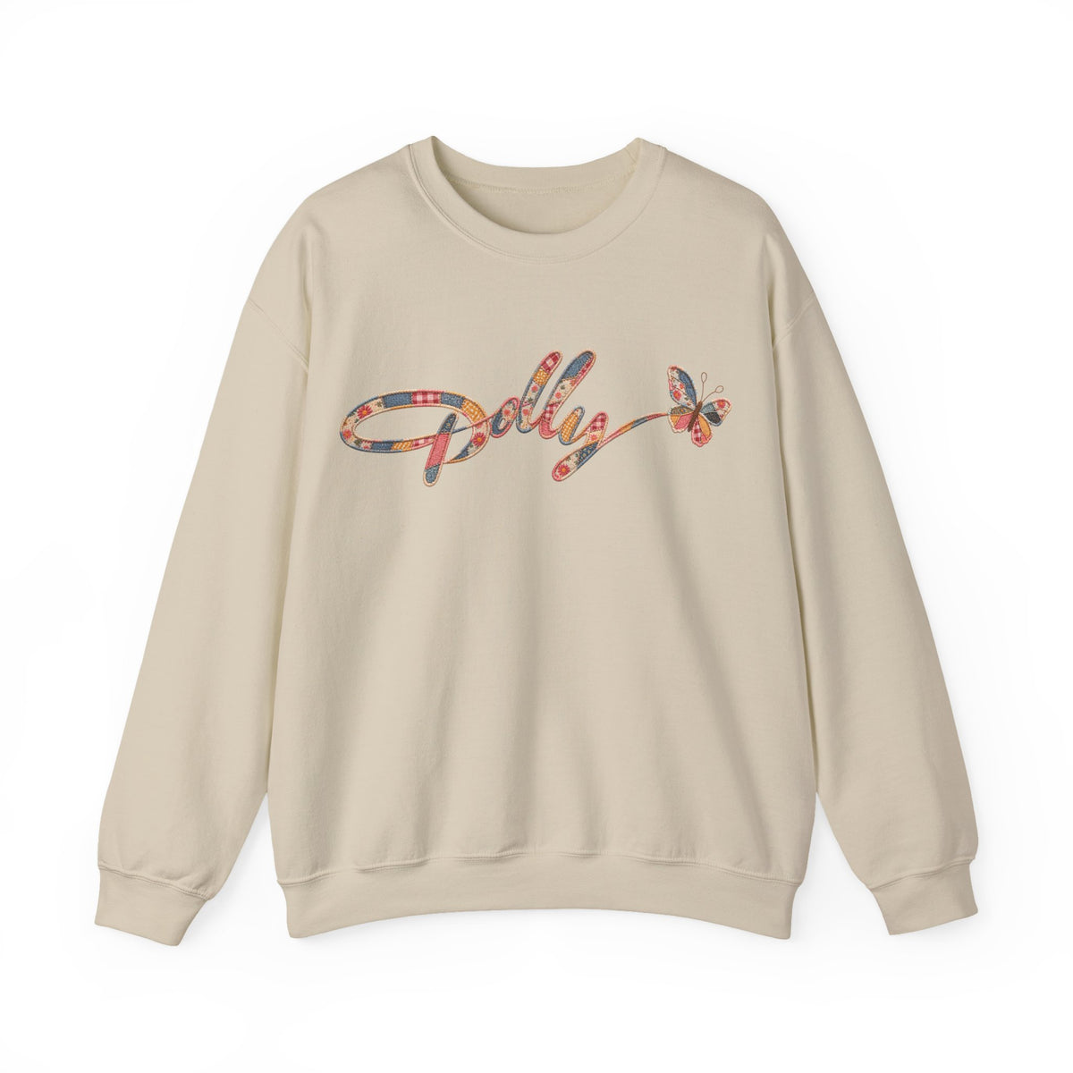 Dolly Floral Script Crewneck Sweatshirt