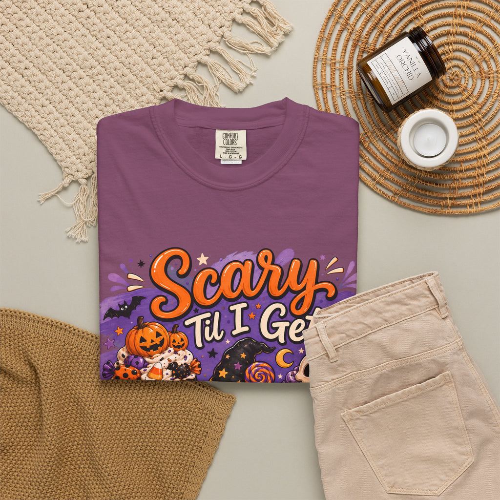 Halloween Coffee T Shirt Scary Til I Get My Coffee