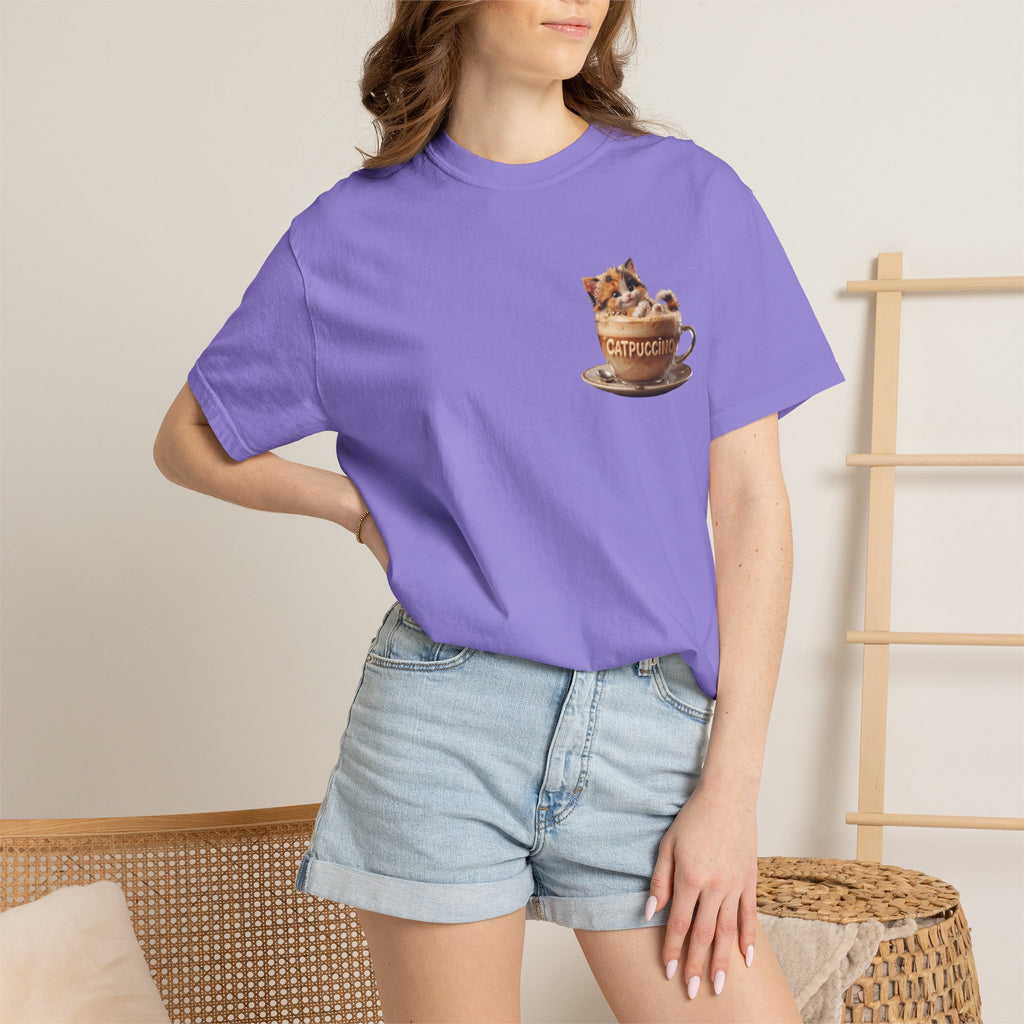 Cat in Cappuccino Cup T Shirt